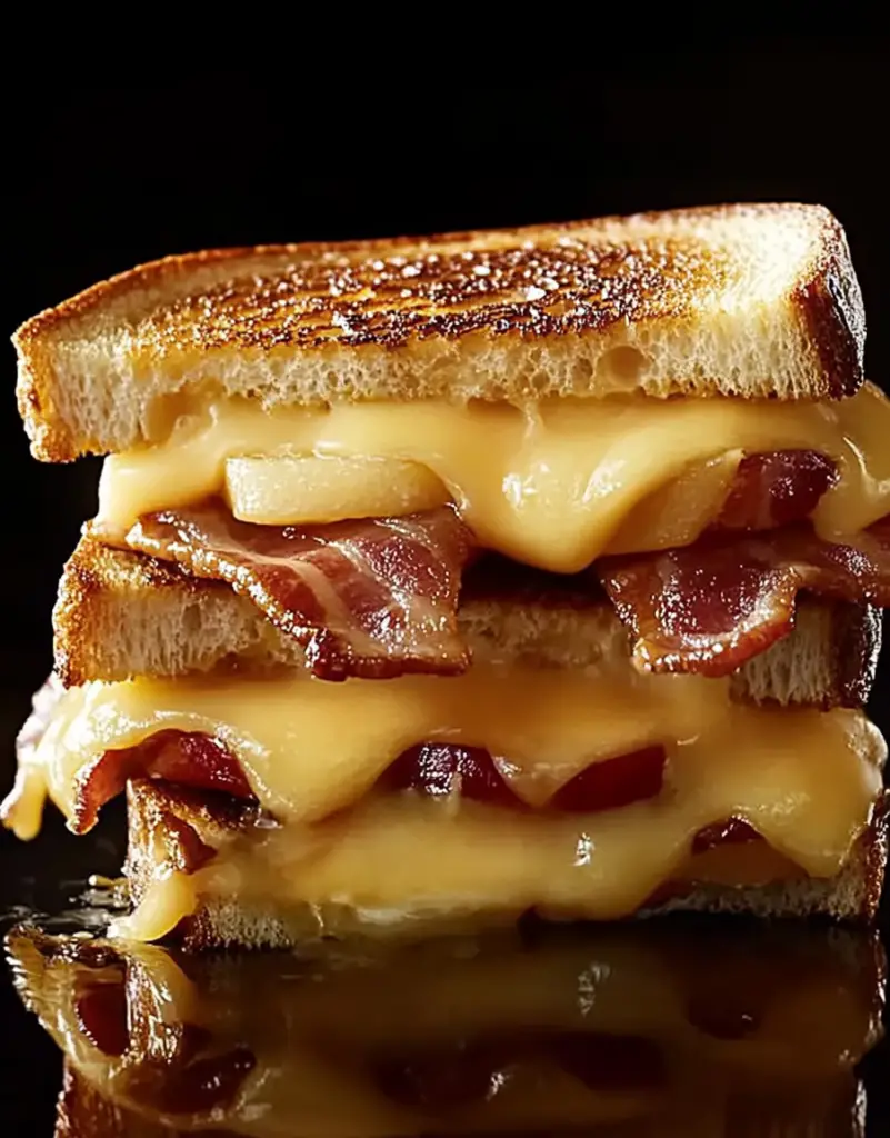 Grilled Cheese with Apple and Bacon 2 Grilled Cheese with Apple and Bacon