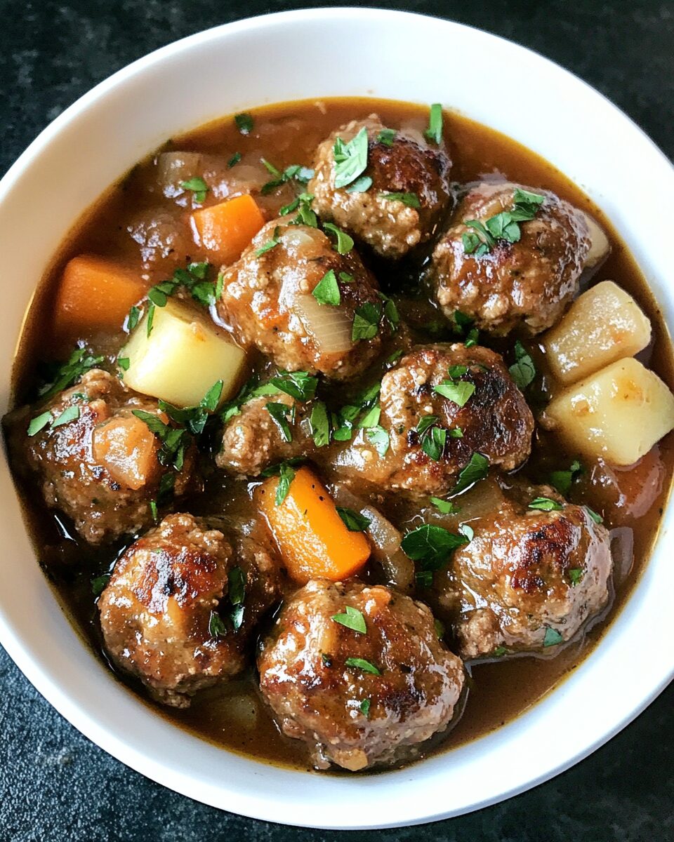 Irish Stew Meatballs