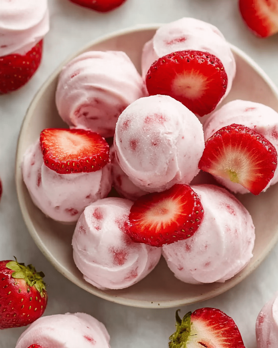 Strawberry Yogurt Bites