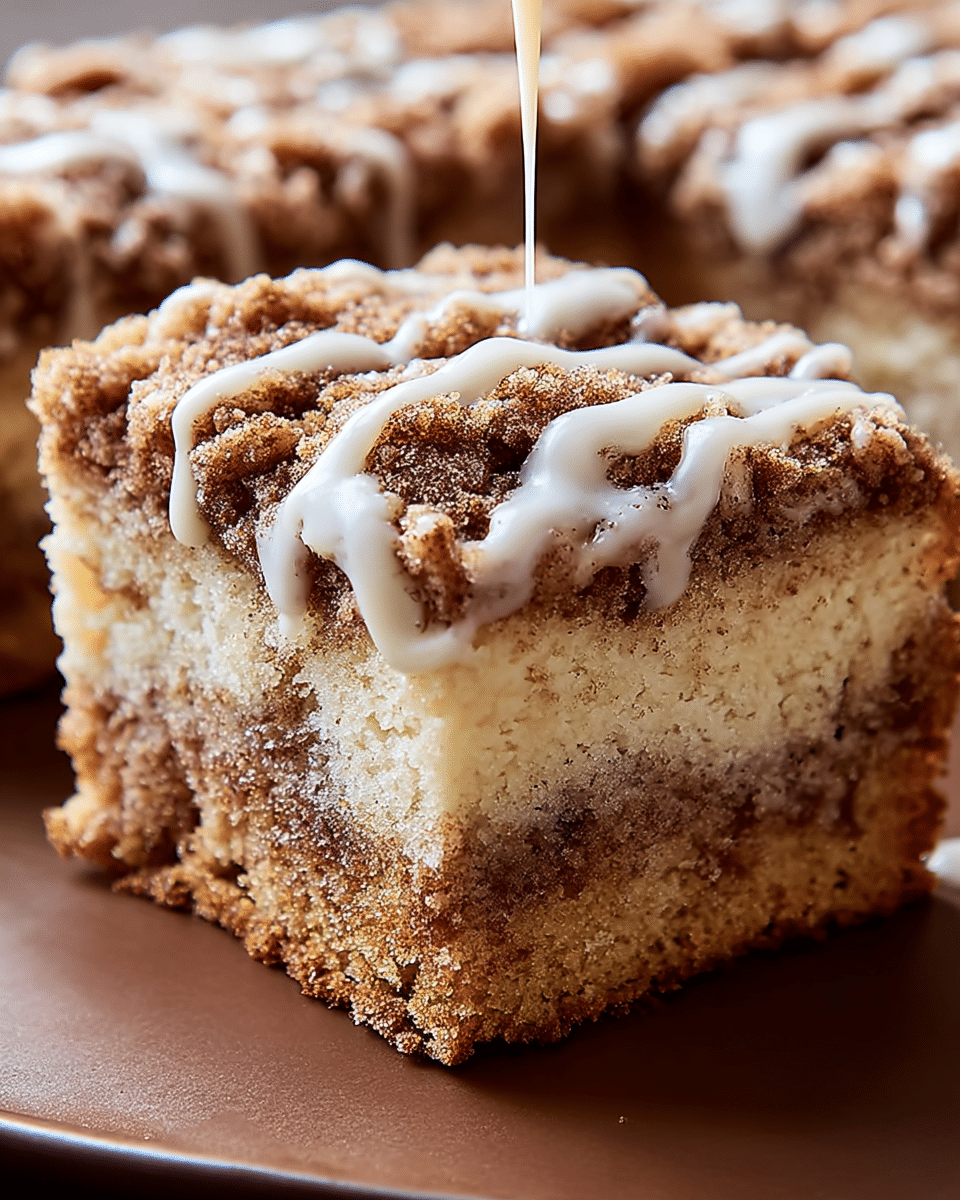 Moist Coffee Cake with Cinnamon Streusel