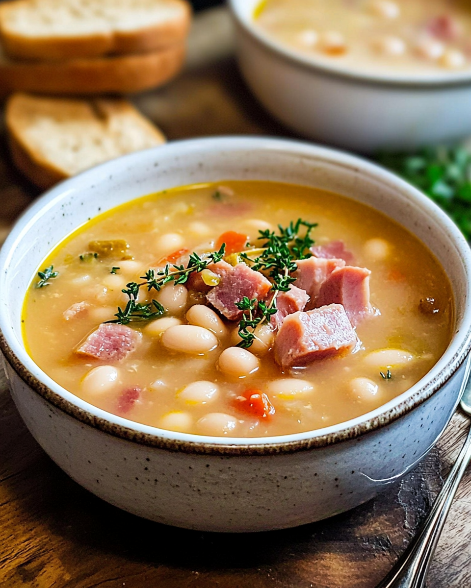 Ham Bone and White Bean Soup