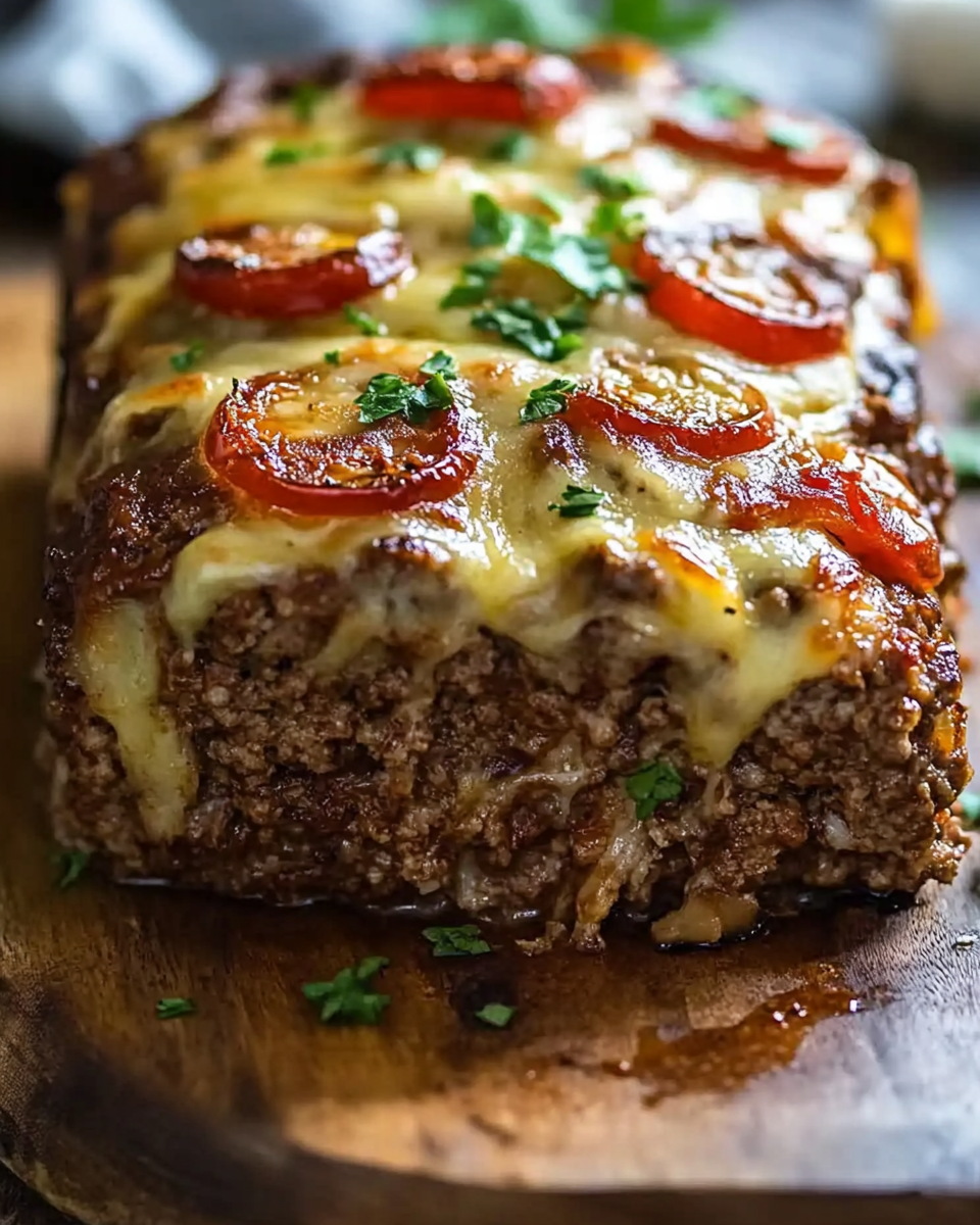 Philly Cheesesteak Meatloaf