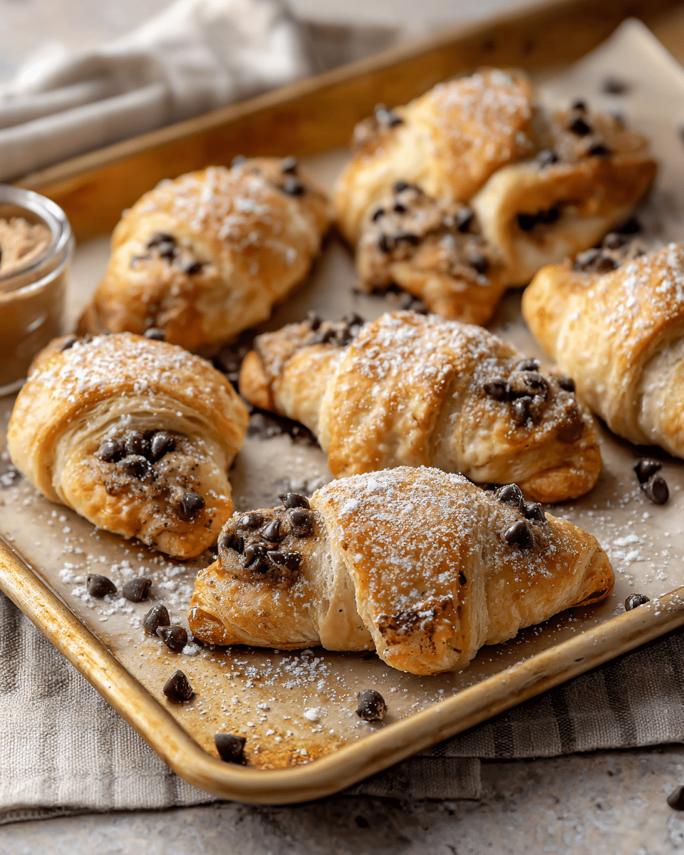 Cookie Croissant Bites