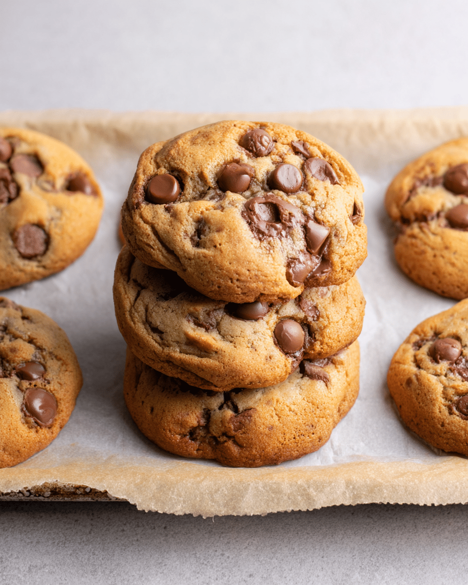 Thick Chocolate Chip Cookies