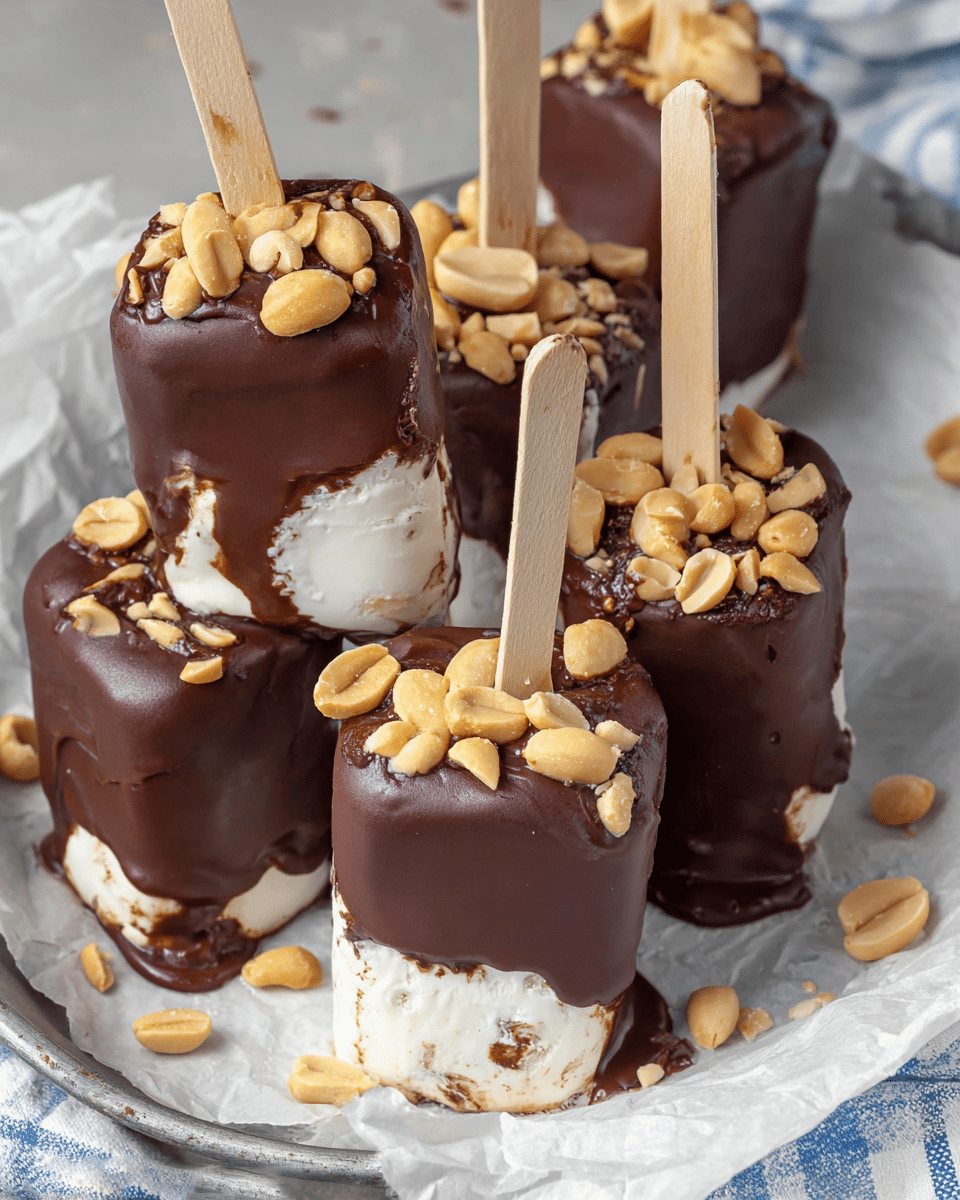 Buster Bar Ice Cream Pops
