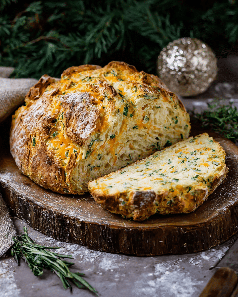 Cheddar and Herb Soda Bread