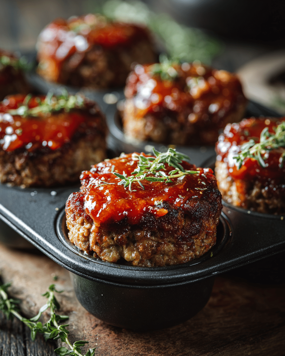 Meatloaf Muffins in a Pan