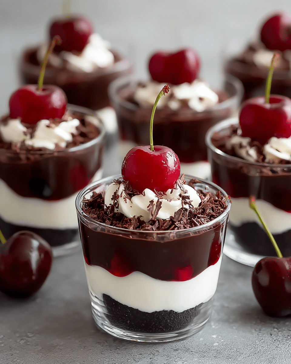 Black Forest Dessert Cups