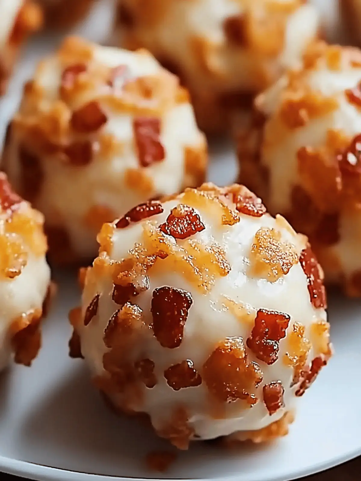Mini Bacon Ranch Cheeseballs: Your New Party Favorite 3 Mini Bacon Ranch Cheeseballs