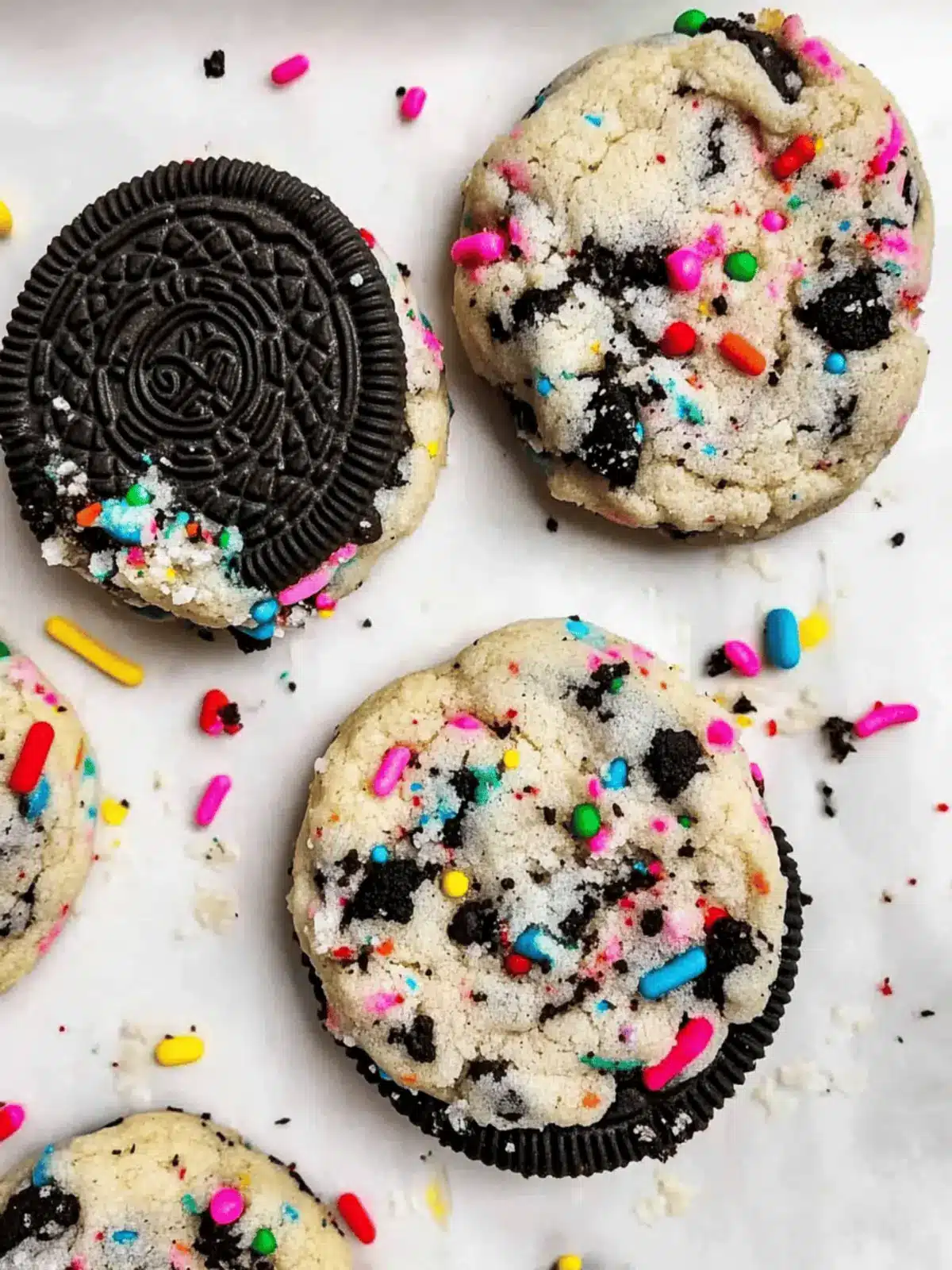 Delightful Funfetti Oreo Cookies that Spark Joy in Every Bite 3 Funfetti Oreo Cookies