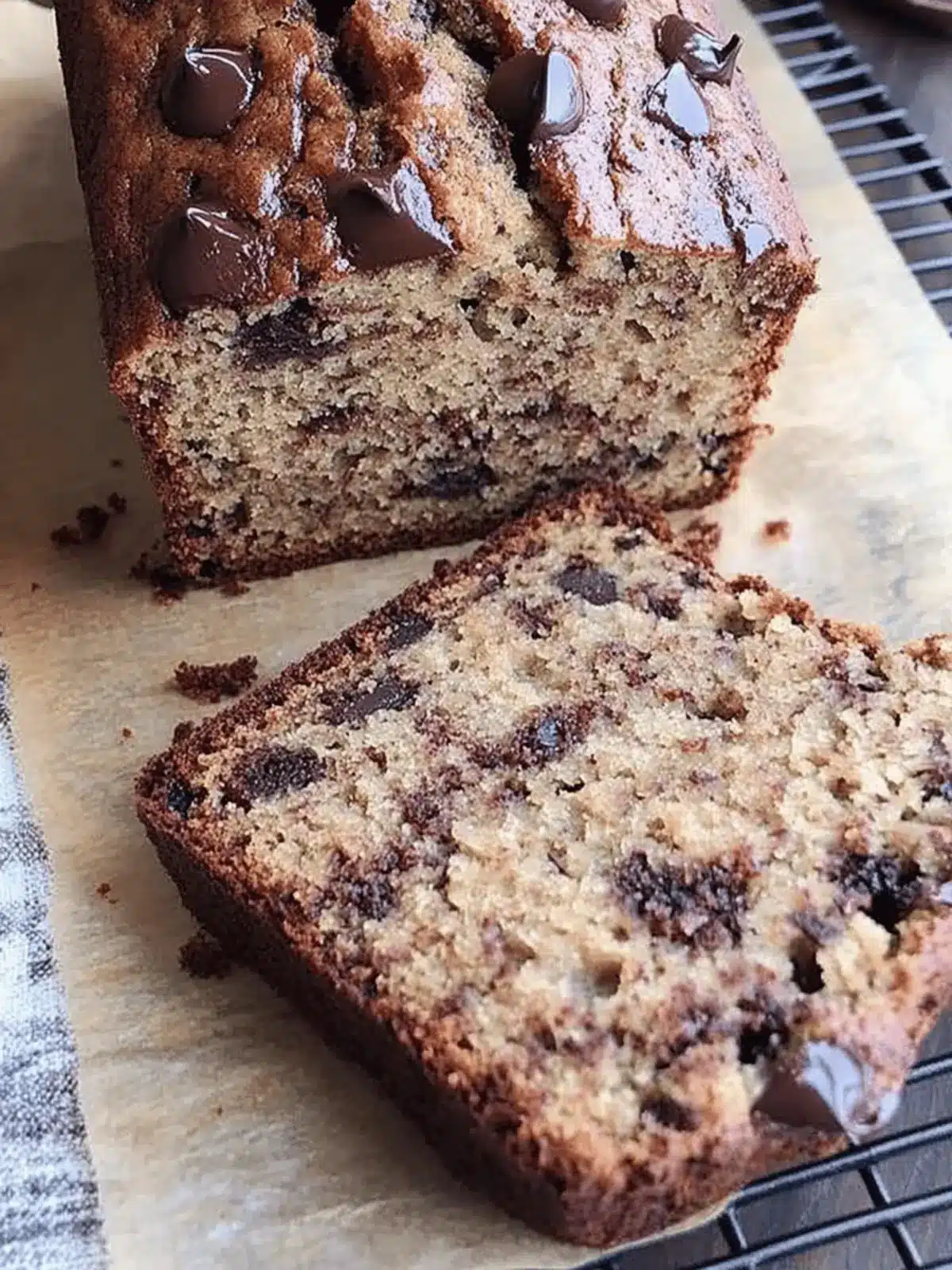 Irresistibly Moist Chocolate Chunk Banana Bread Recipe 5 Chocolate chunk banana bread