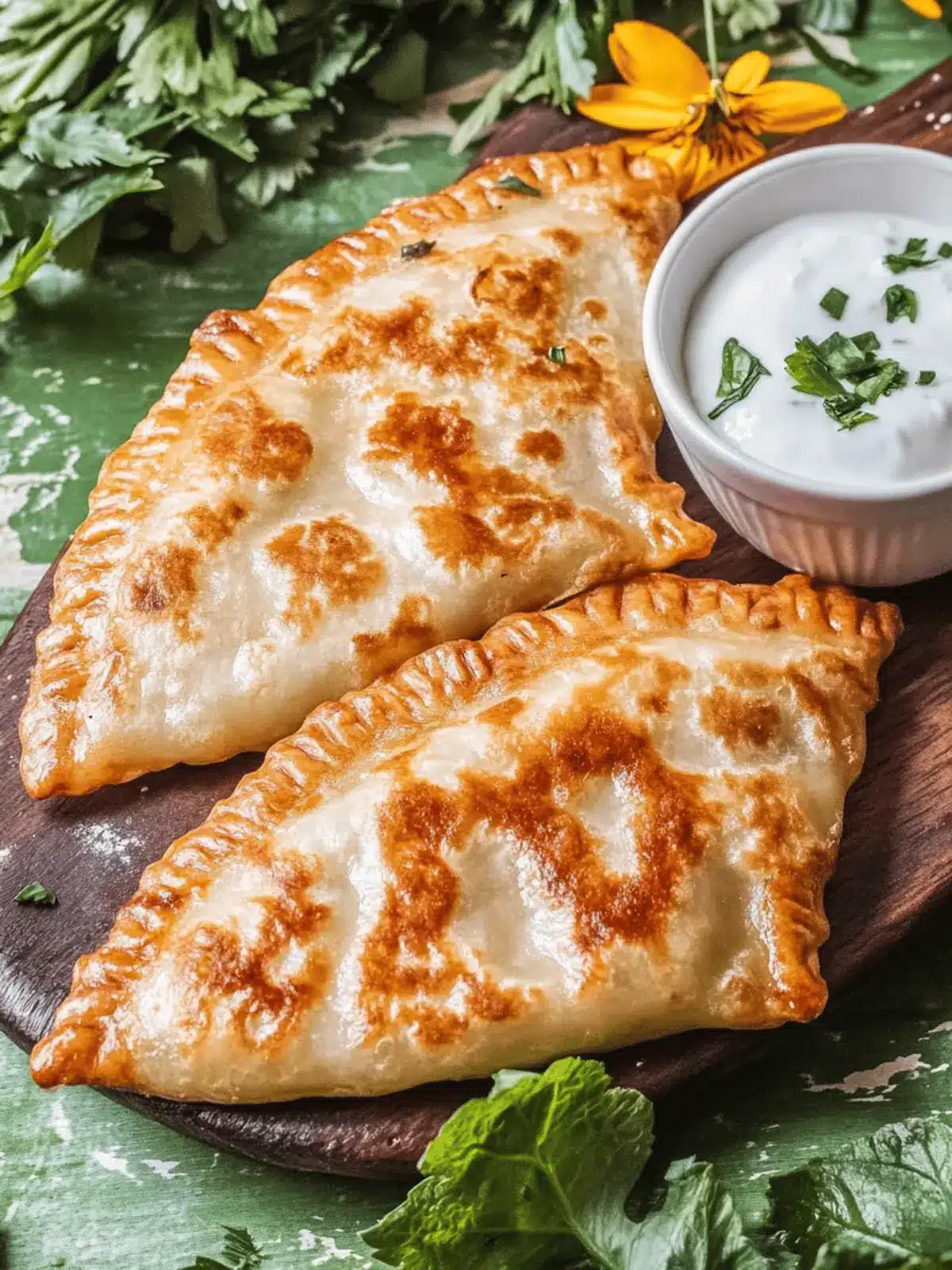 Wild Mushroom Chebureki: Crispy Pastries You'll Love to Make 3 Wild Mushroom Chebureki