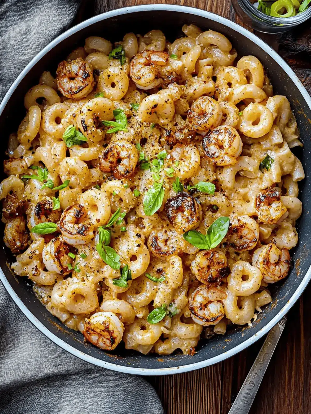 Blackened Shrimp Cavatappi: Creamy Flavor Blast Tonight 4 Blackened Shrimp Cavatappi