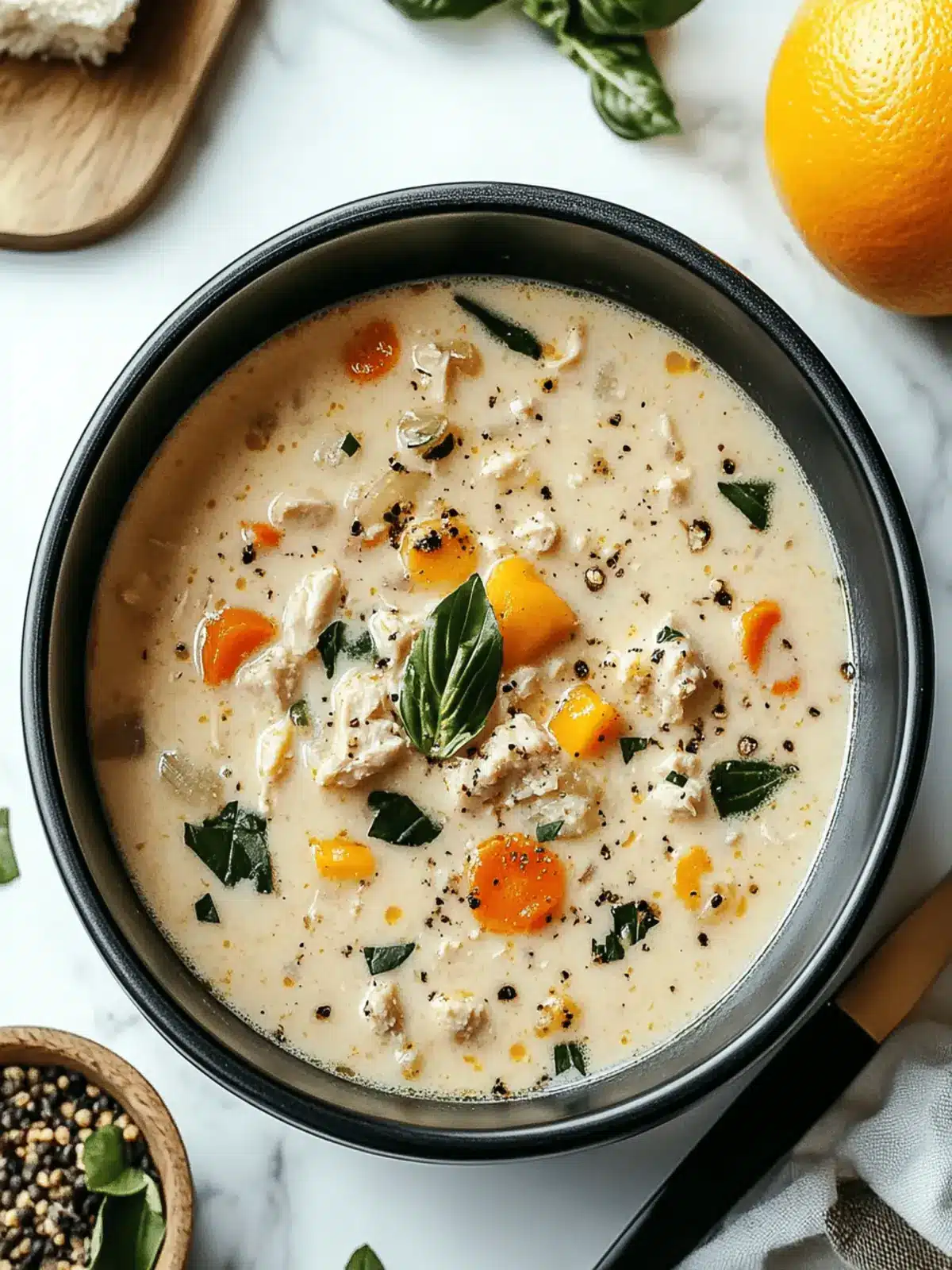 Creamy Italian Ground Chicken Soup for Cozy Nights In 5 Creamy Italian Ground Chicken Soup