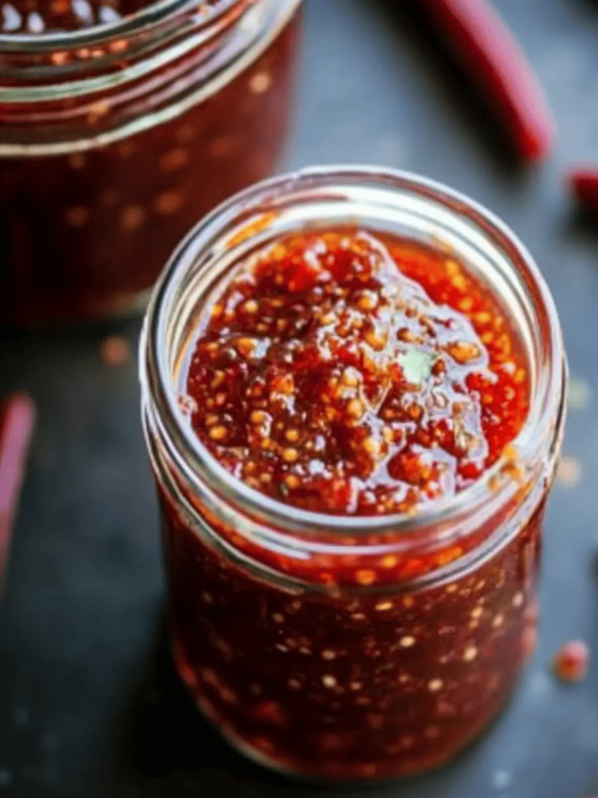 Homemade Slow Cooker Rhubarb Sweet Chili Jam You'll Love 2 Homemade Slow Cooker Rhubarb Sweet Chili Jam You'll Love