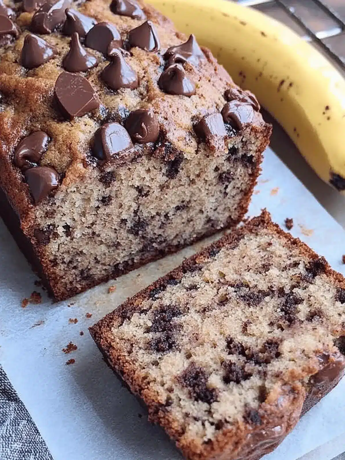 Irresistibly Moist Chocolate Chunk Banana Bread Recipe 3 Chocolate chunk banana bread