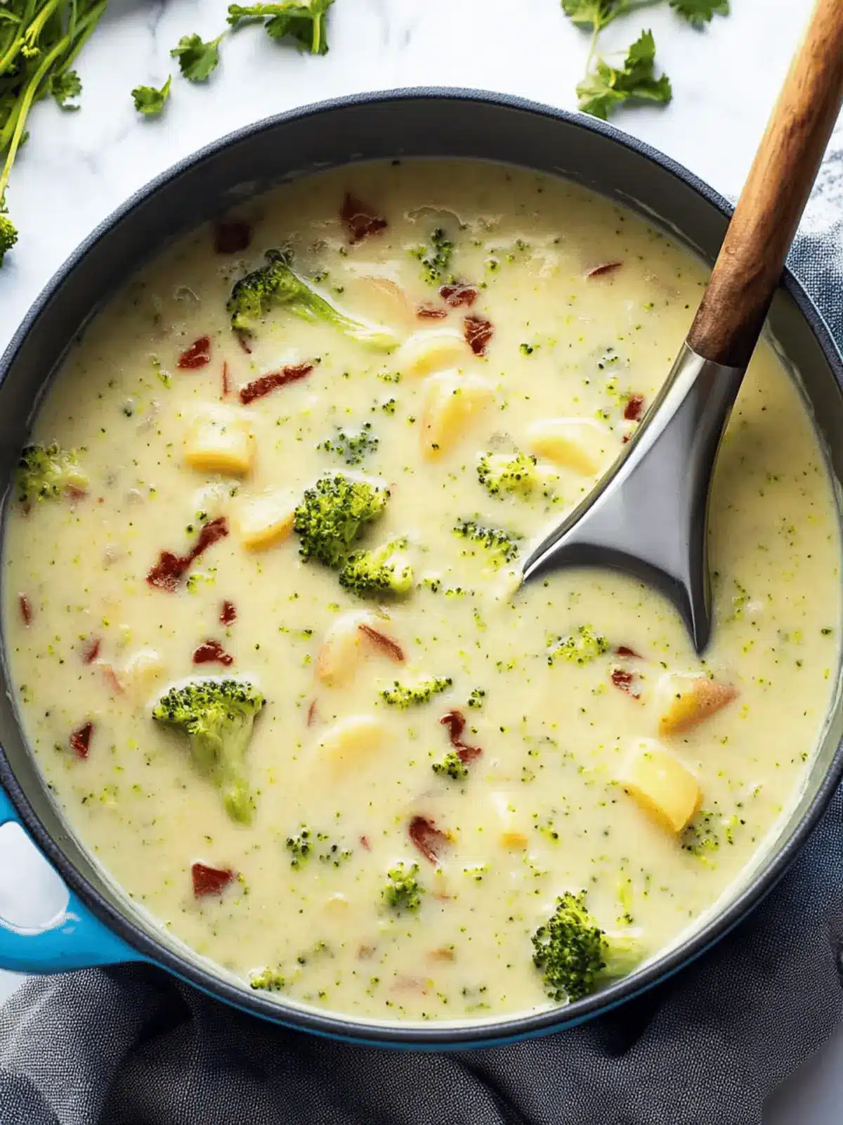 Creamy Broccoli Potato Soup with Bacon for Cozy Nights 2 Creamy Broccoli Potato Soup with Bacon for Cozy Nights