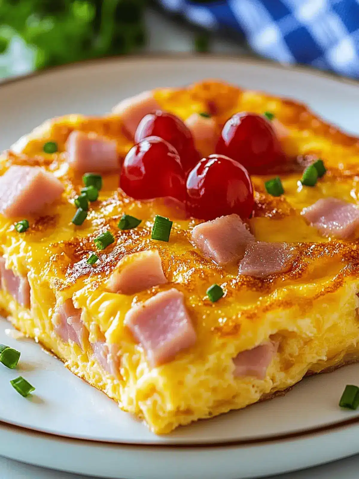 Baked Ham and Cheese Omelette: Your Easy Meal Prep Solution 2 Baked Ham and Cheese Omelette