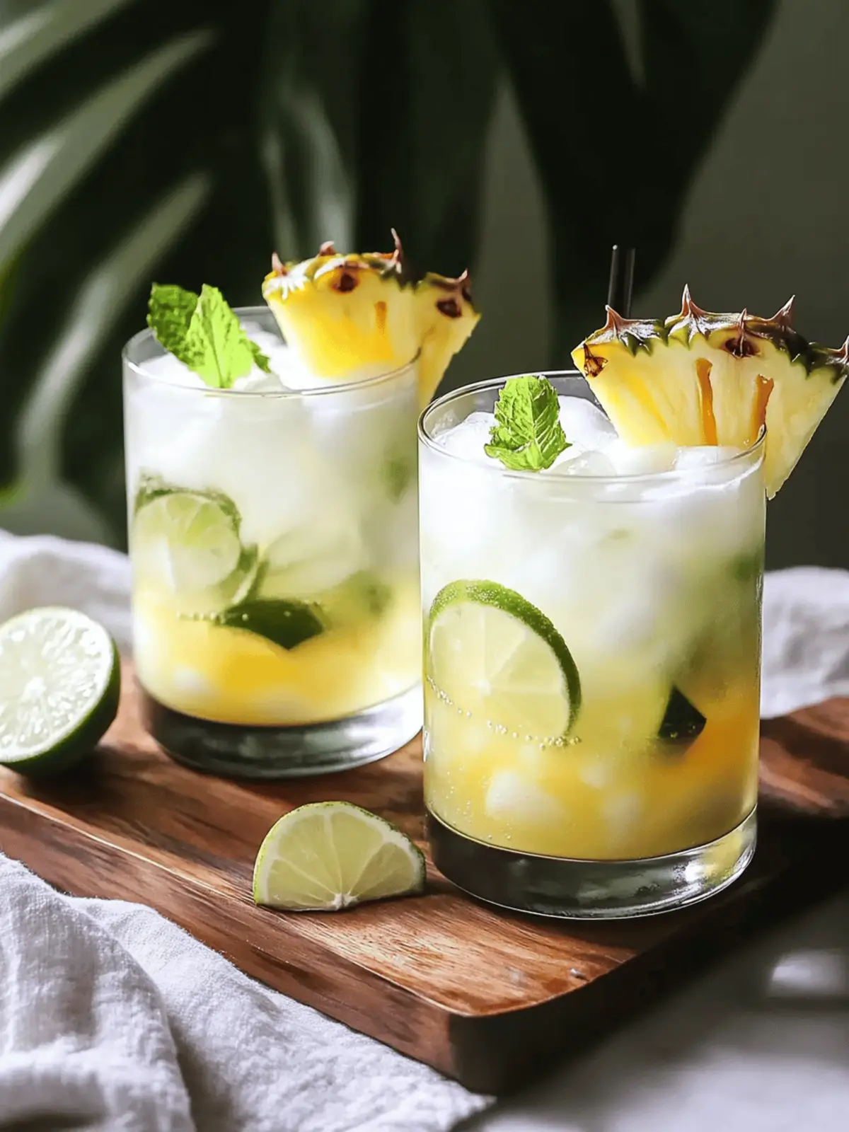 Pineapple Coconut Mojito - Your New Favorite Mocktail Treat 5 Pineapple Coconut Mojito