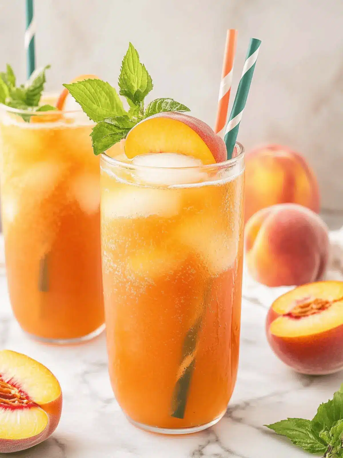 Sip into Summer with Refreshing Southern Peach Tea Delight 3 Southern Peach Tea