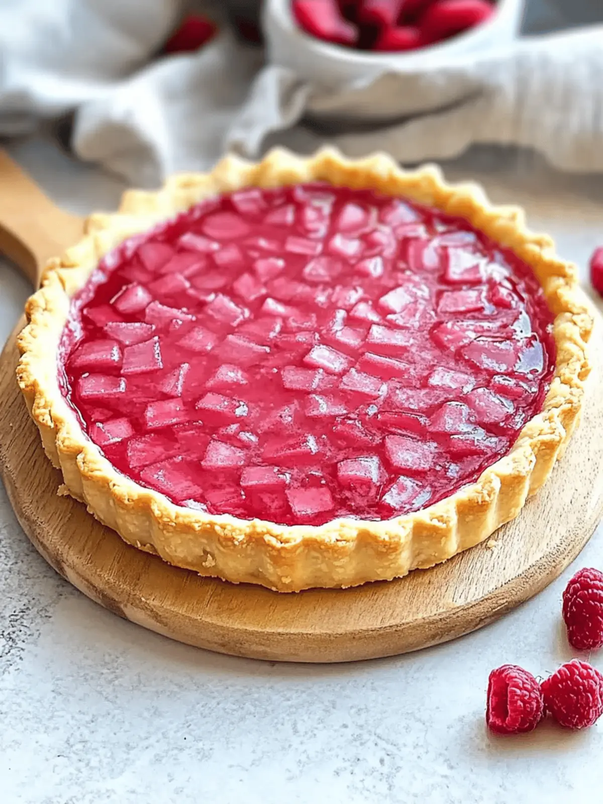 Irresistible Sweet Rhubarb Custard Tart for Spring Celebrations 3 Sweet Rhubarb Custard Tart