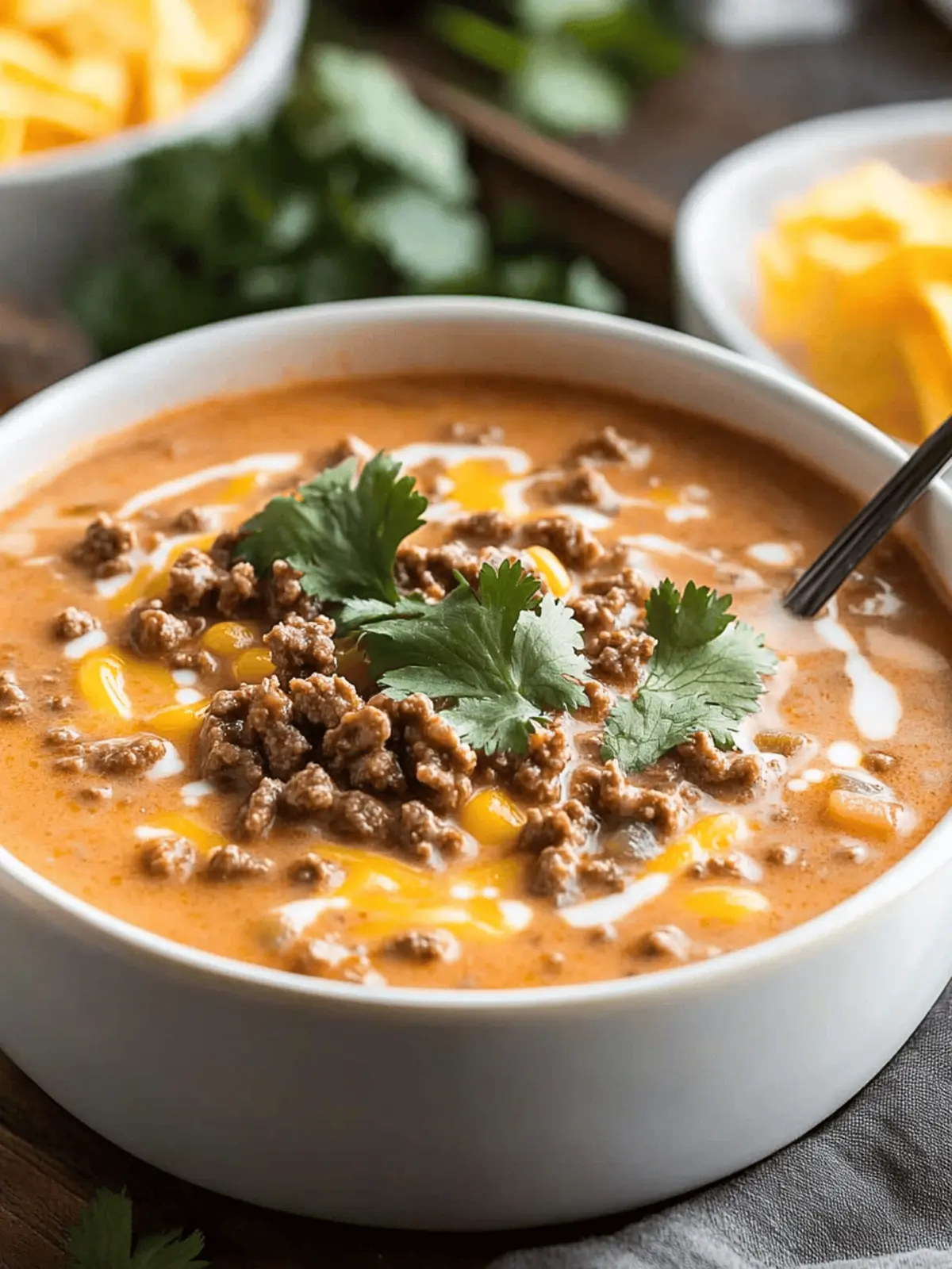 Creamy Cheesy Ground Beef Taco Soup for Cozy Family Nights 4 Creamy Cheesy Ground Beef Taco Soup for Cozy Family Nights