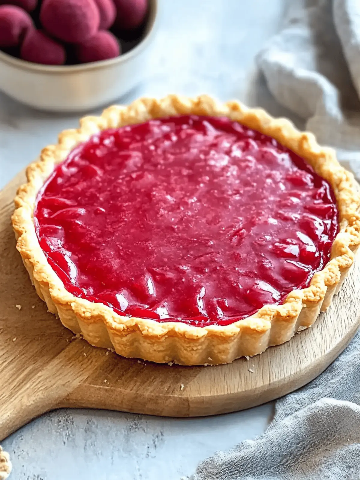 Irresistible Sweet Rhubarb Custard Tart for Spring Celebrations 5 Sweet Rhubarb Custard Tart
