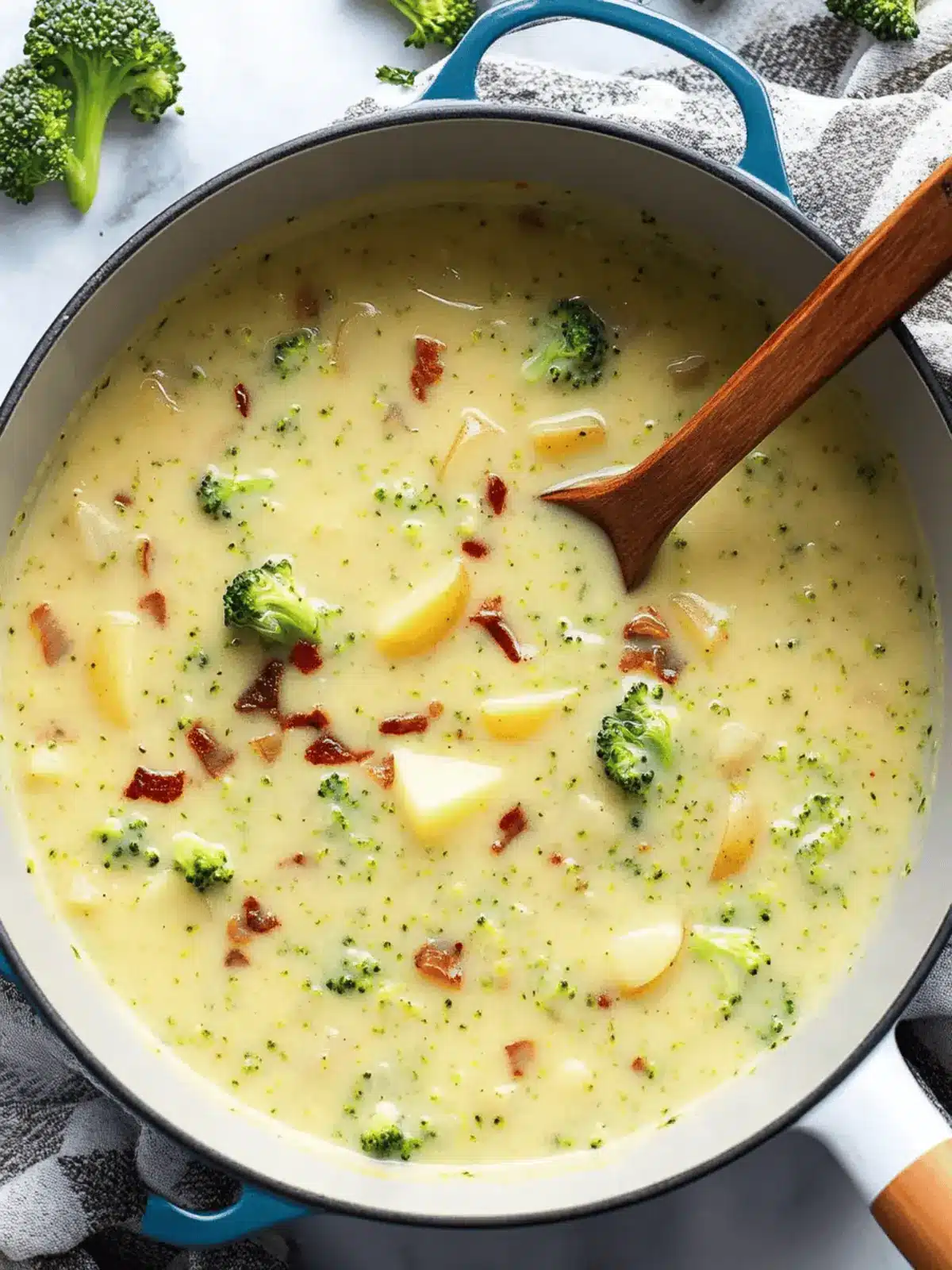 Creamy Broccoli Potato Soup with Bacon for Cozy Nights 5 Broccoli Potato Soup