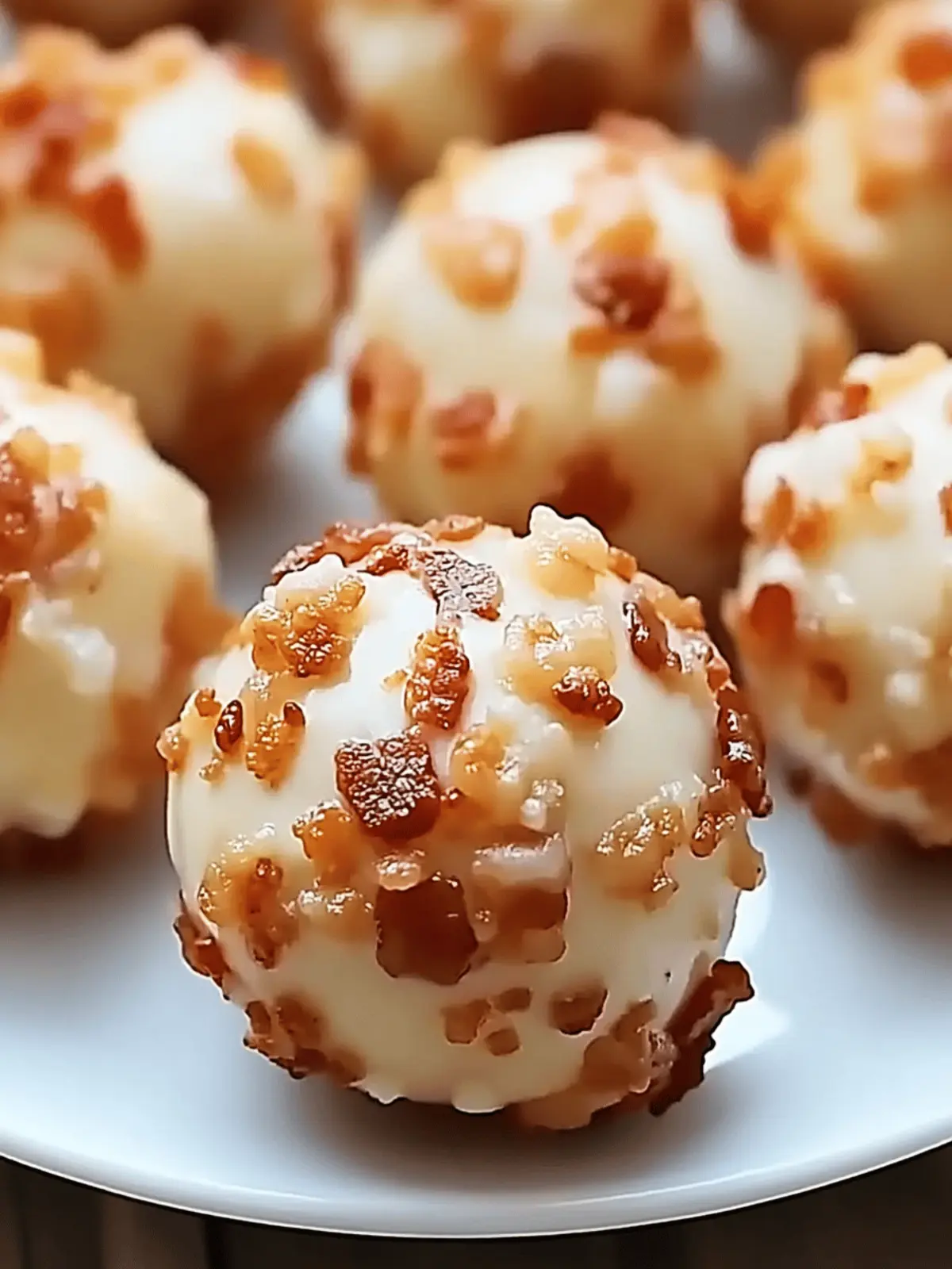 Mini Bacon Ranch Cheeseballs: Your New Party Favorite 5 Mini Bacon Ranch Cheeseballs