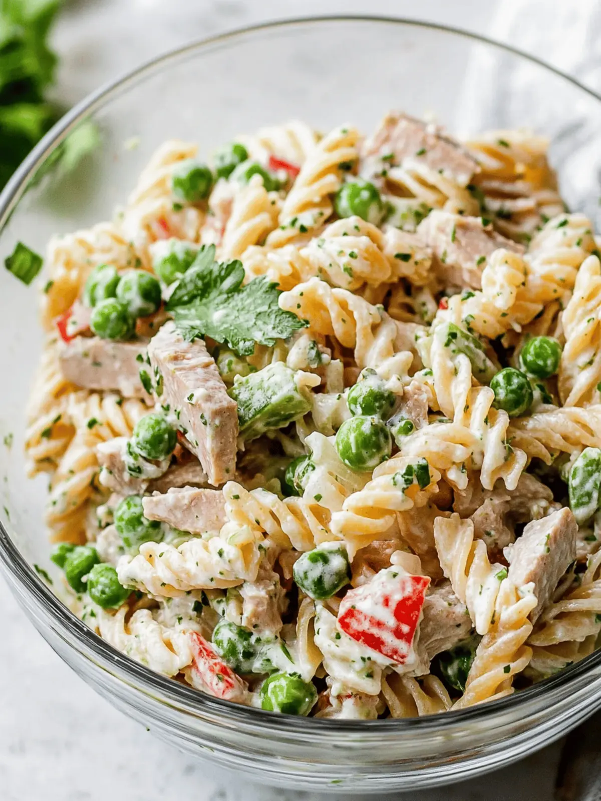 Delicious Healthy Tuna Pasta Salad with Peas in 20 Minutes 3 Healthy Tuna Pasta Salad with Peas