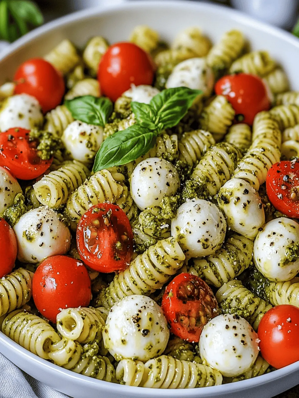 Pesto Caprese Pasta Salad: Fresh Flavors for Every Gathering 4 Pesto Caprese Pasta Salad: Fresh Flavors for Every Gathering