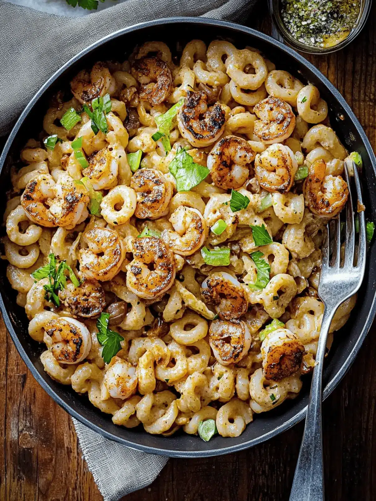Blackened Shrimp Cavatappi: Creamy Flavor Blast Tonight 5 Blackened Shrimp Cavatappi