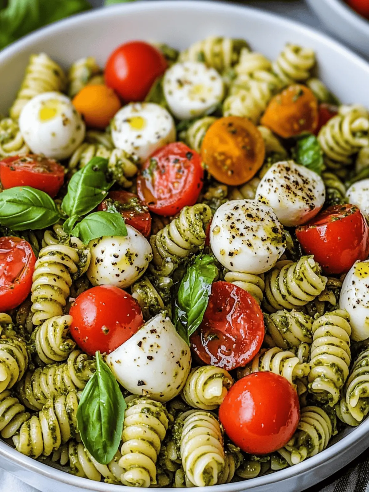 Pesto Caprese Pasta Salad: Fresh Flavors for Every Gathering 2 Pesto Caprese Pasta Salad: Fresh Flavors for Every Gathering