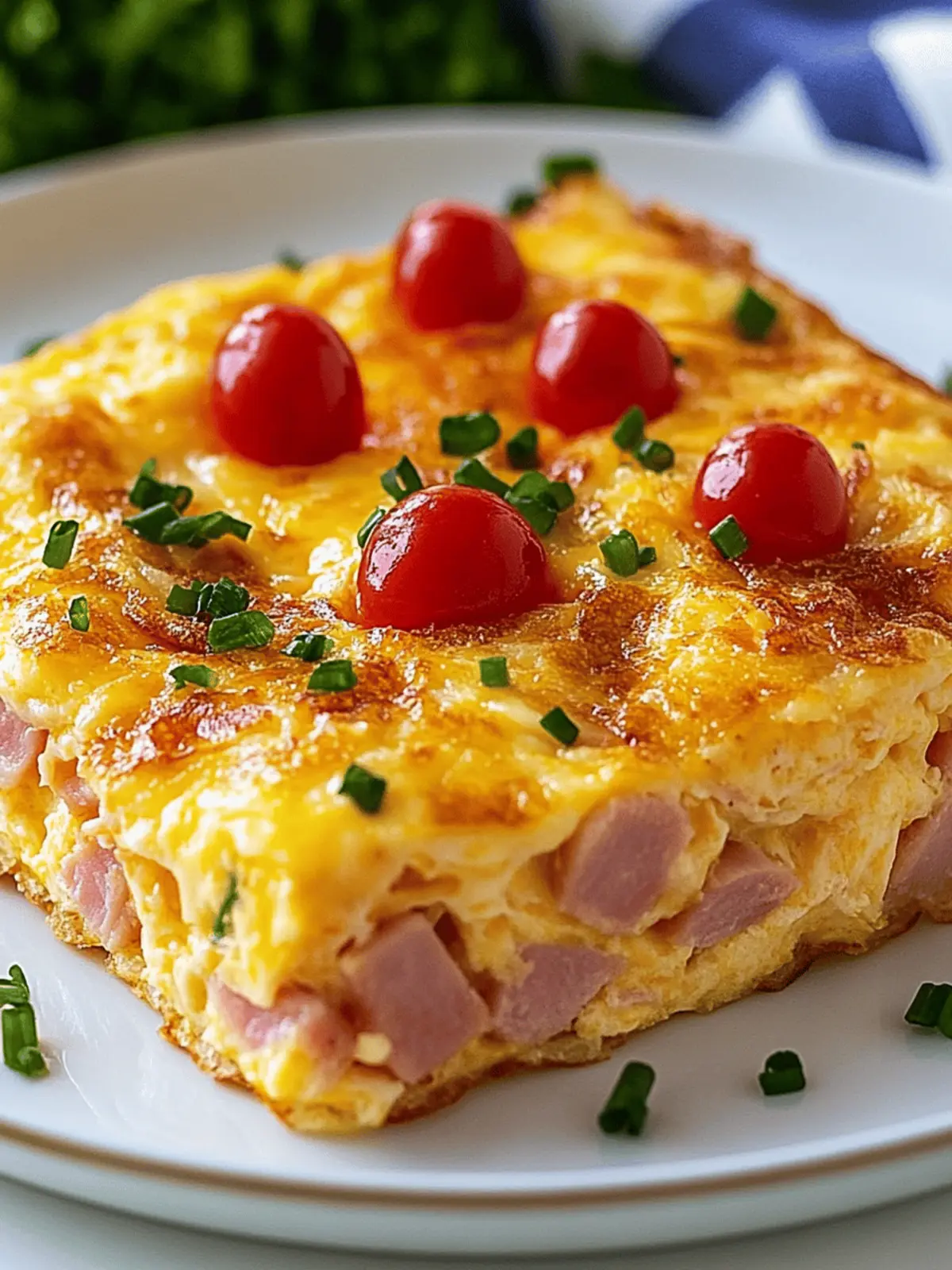 Baked Ham and Cheese Omelette: Your Easy Meal Prep Solution 4 Baked Ham and Cheese Omelette
