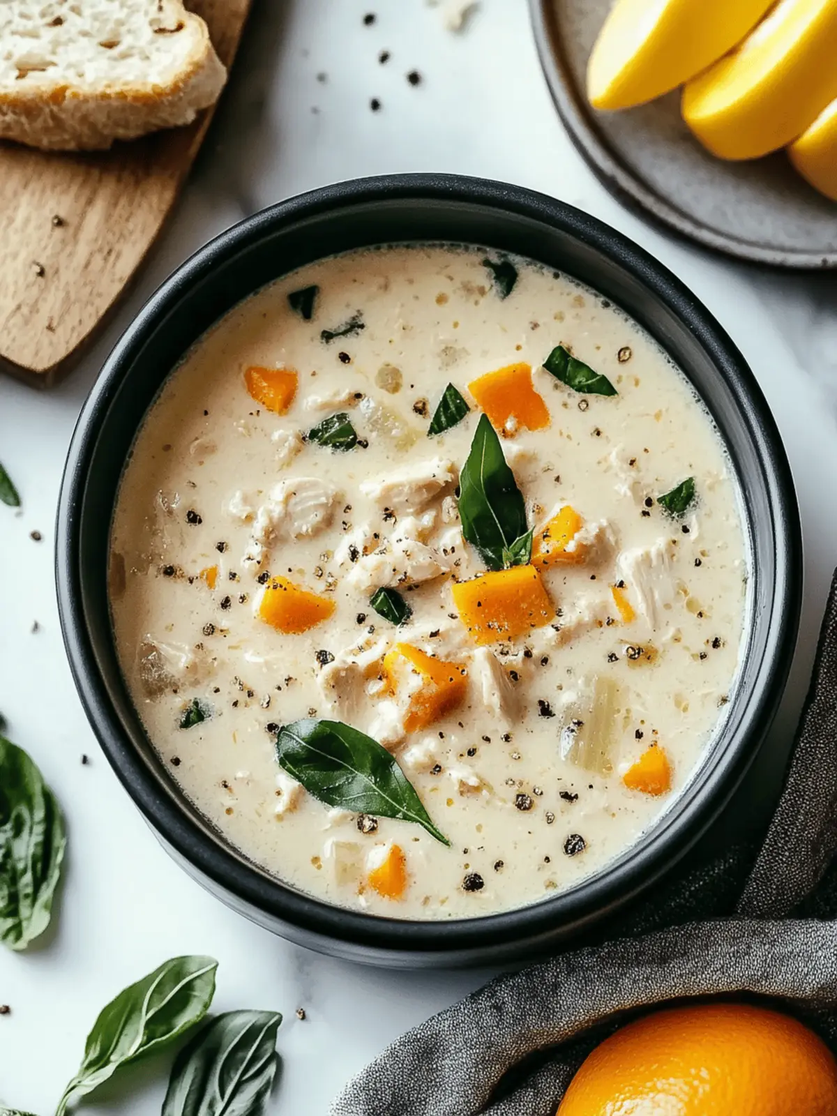 Creamy Italian Ground Chicken Soup for Cozy Nights In 2 Creamy Italian Ground Chicken Soup