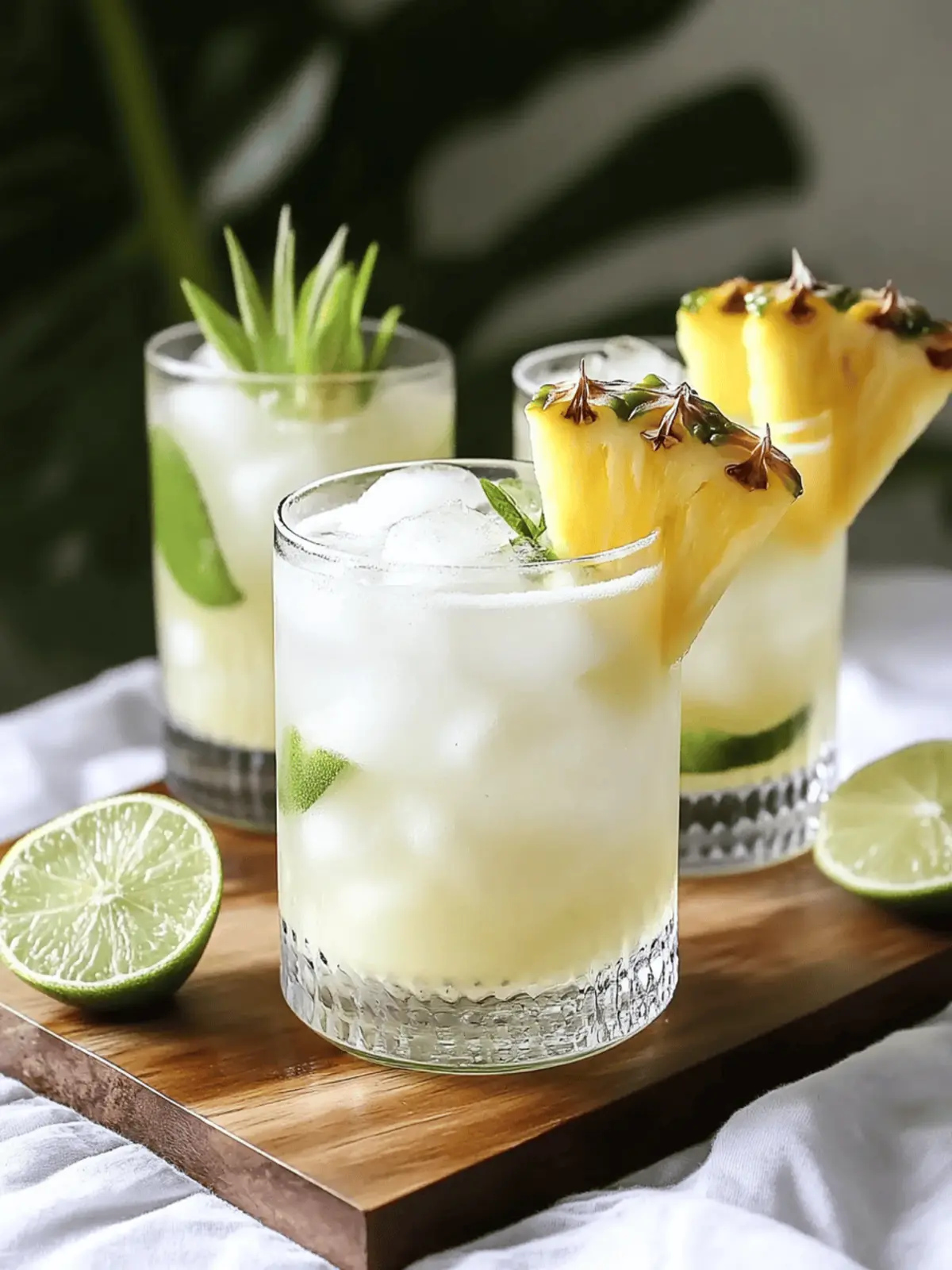 Pineapple Coconut Mojito - Your New Favorite Mocktail Treat 4 Pineapple Coconut Mojito
