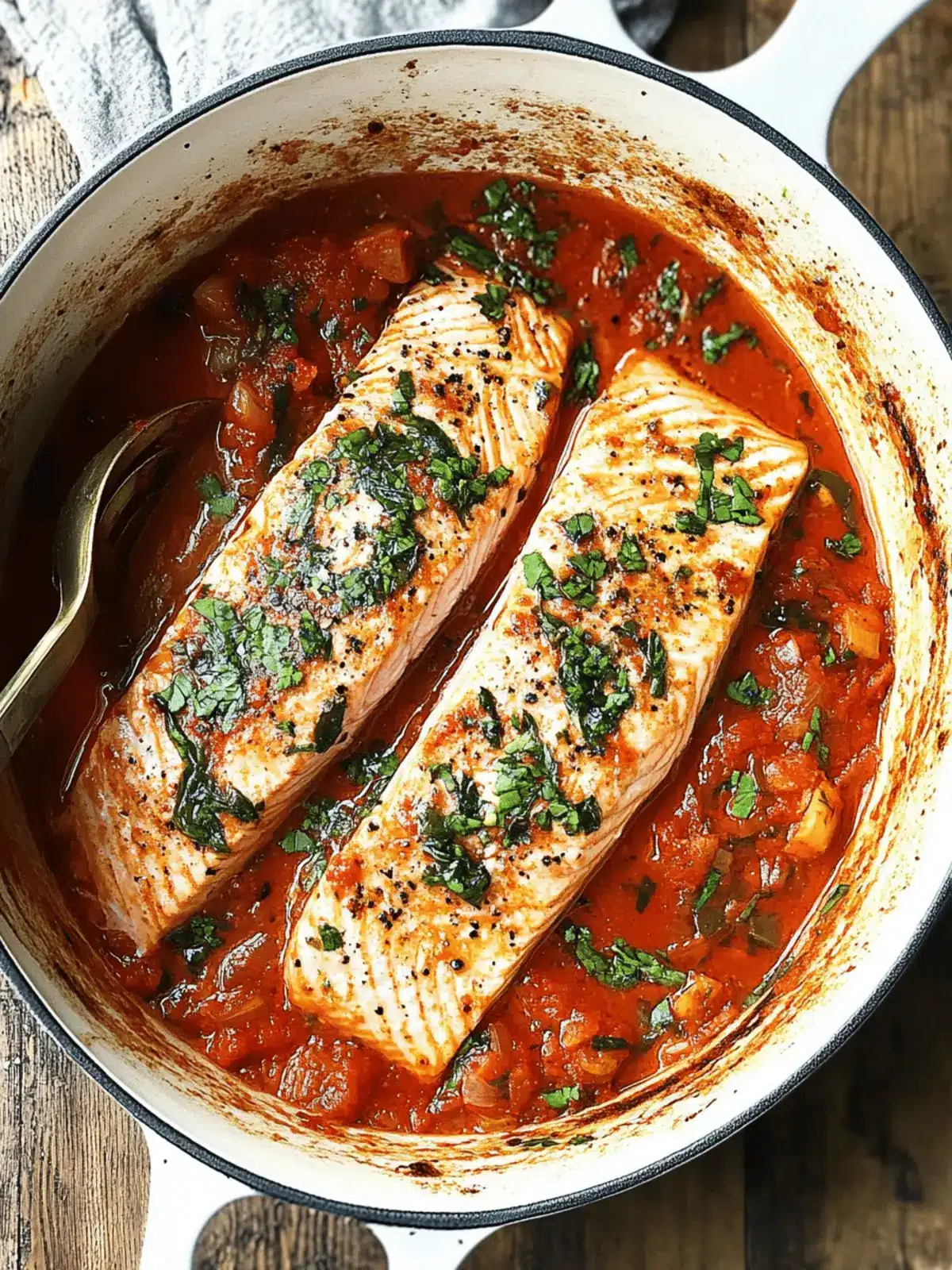 Savor Quick Salmon all’Arrabbiata in Just 25 Minutes 5 Salmon all’Arrabbiata