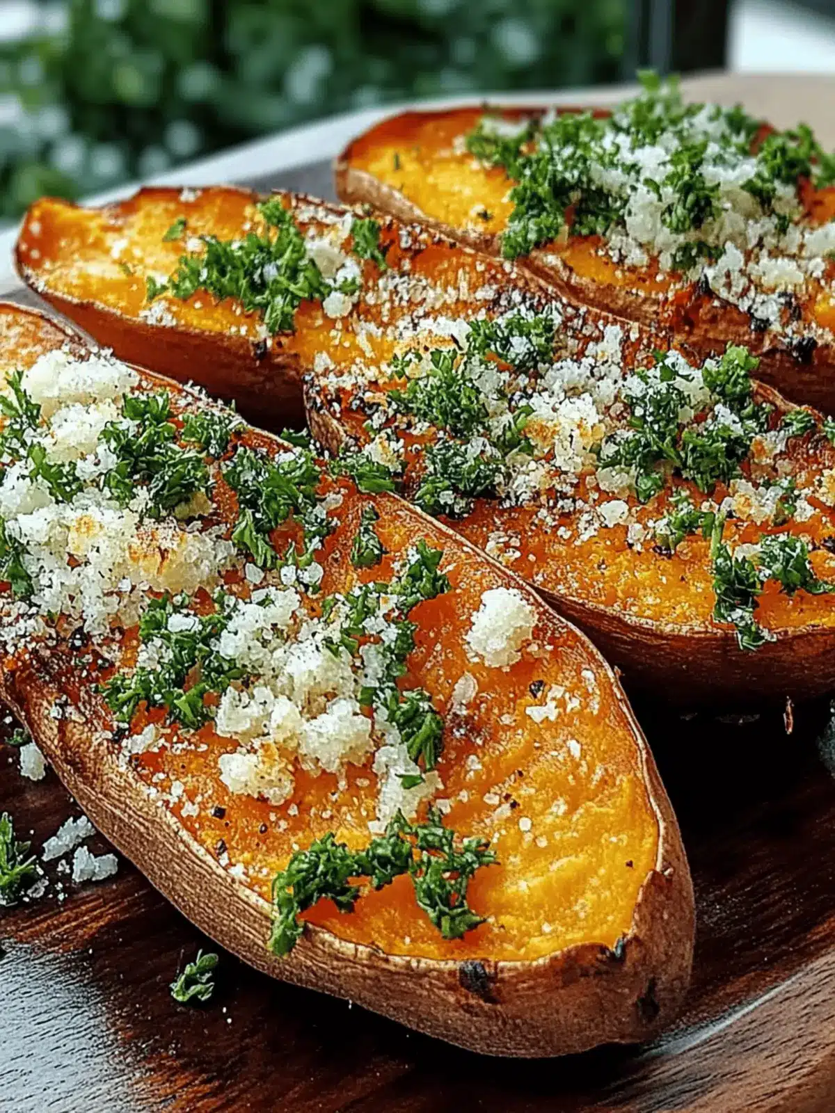 Crispy Garlic Parmesan Sweet Potato Wedges You’ll Crave Daily 5 Garlic Parmesan Sweet Potato Wedges