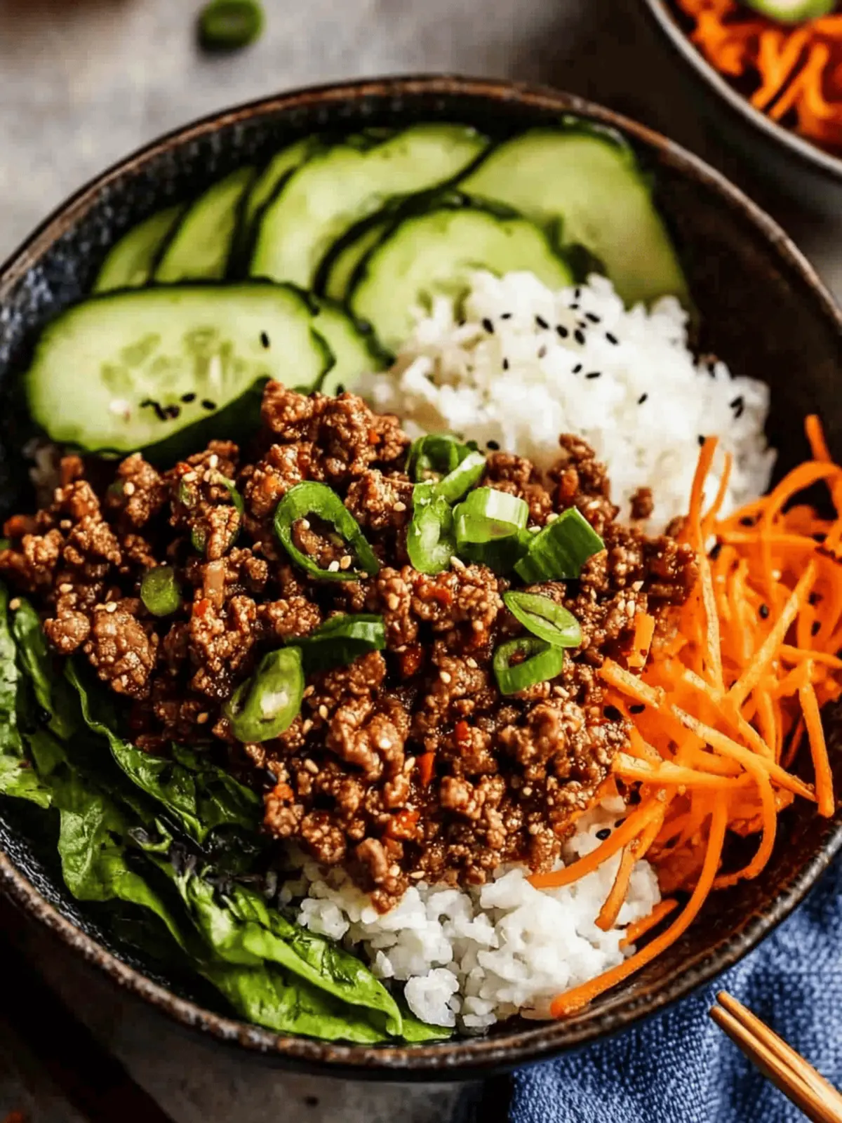 Korean Ground Beef Bulgogi: Quick & Flavorful Weeknight Delight 3 Korean Ground Beef Bulgogi