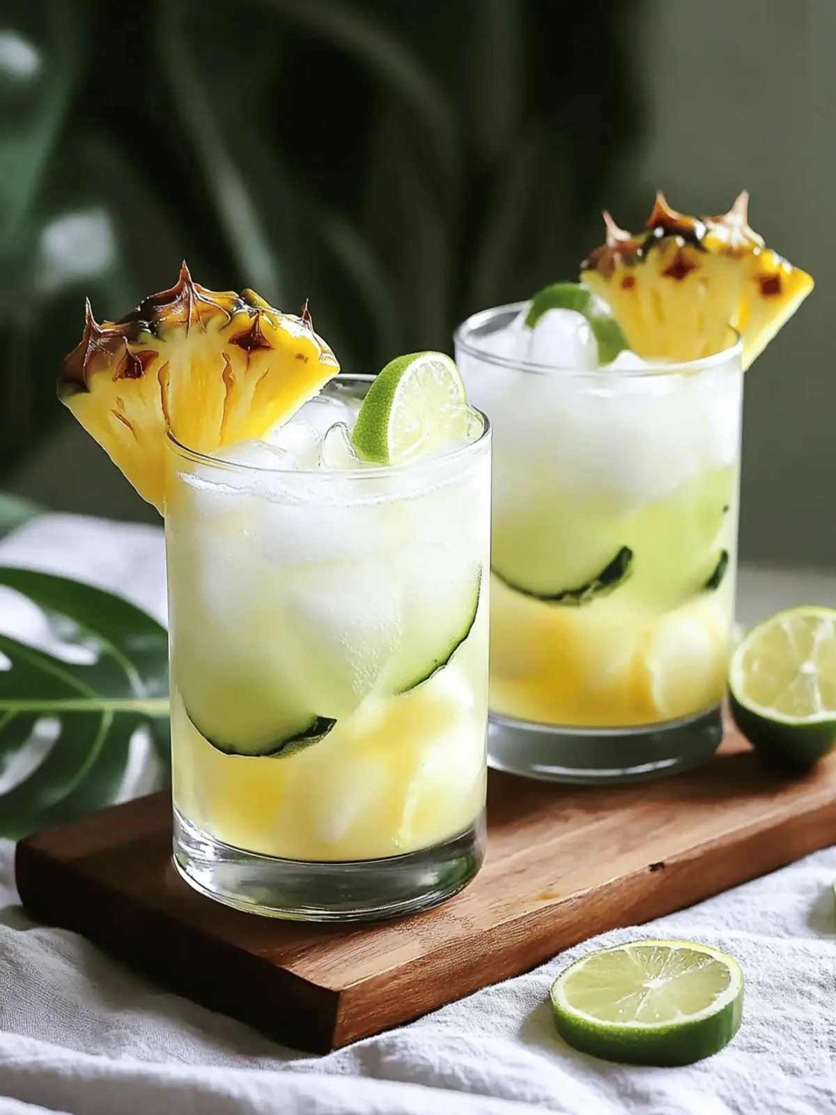 Pineapple Coconut Mojito - Your New Favorite Mocktail Treat 2 Pineapple Coconut Mojito