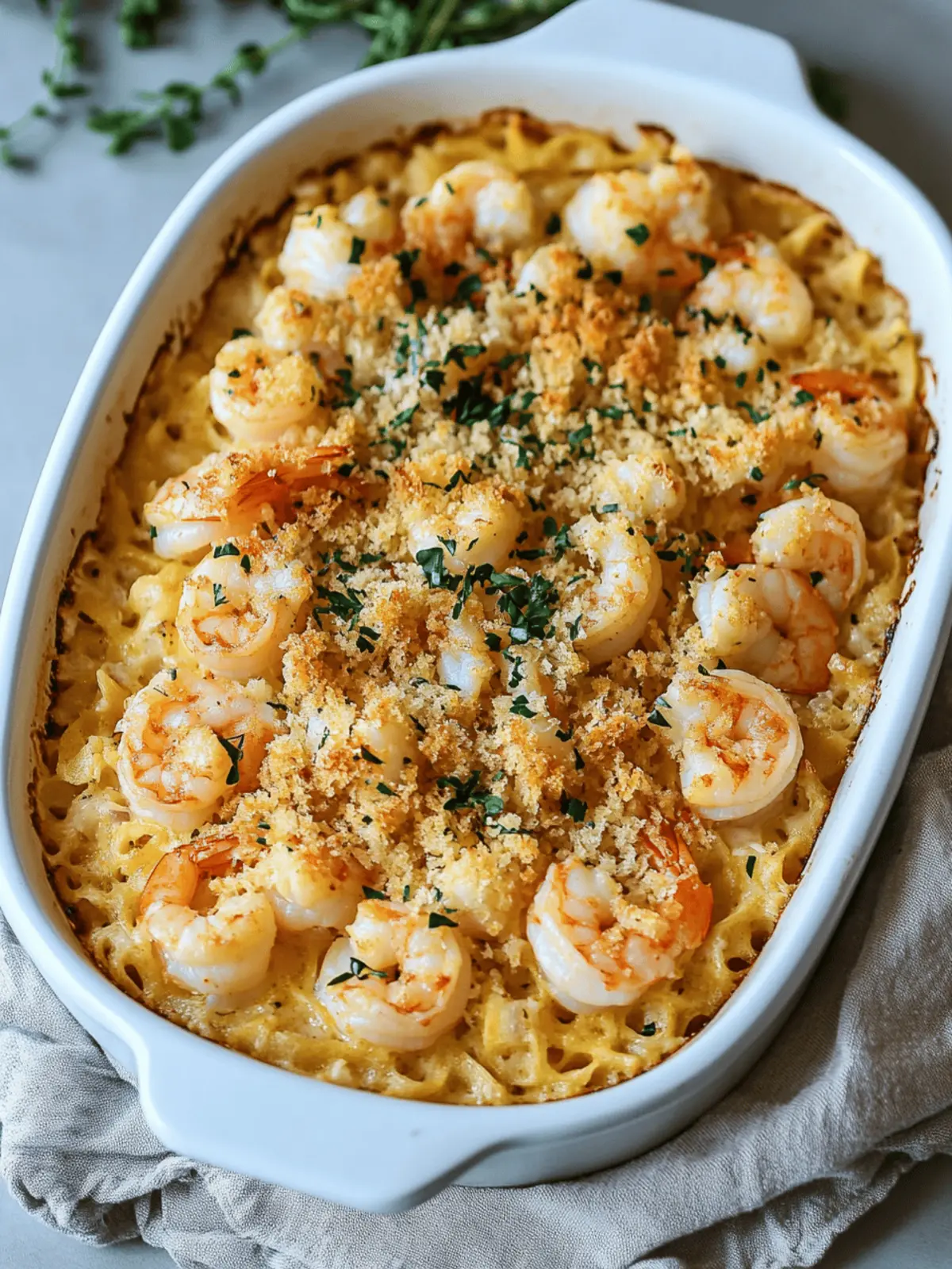 Crab and Shrimp Casserole: A Comforting Seafood Delight