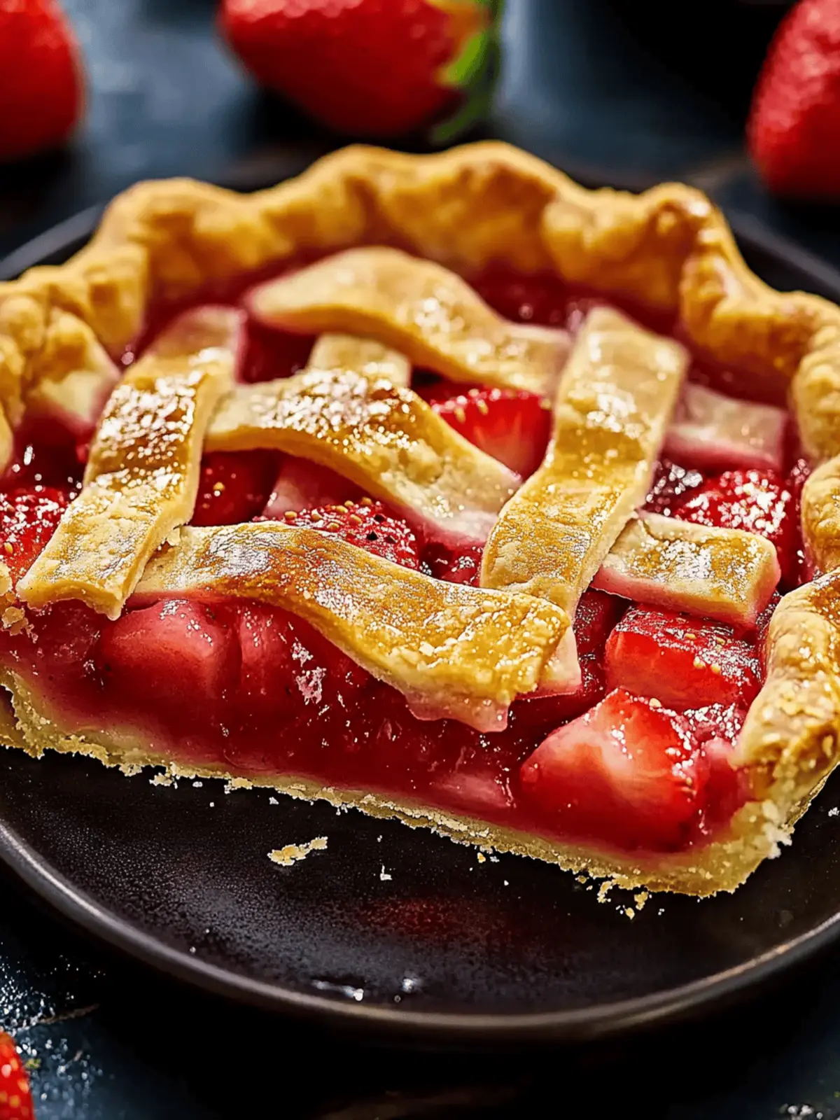 Irresistible Strawberry Rhubarb Pie with Sweet-Tart Perfection 3 Strawberry Rhubarb Pie