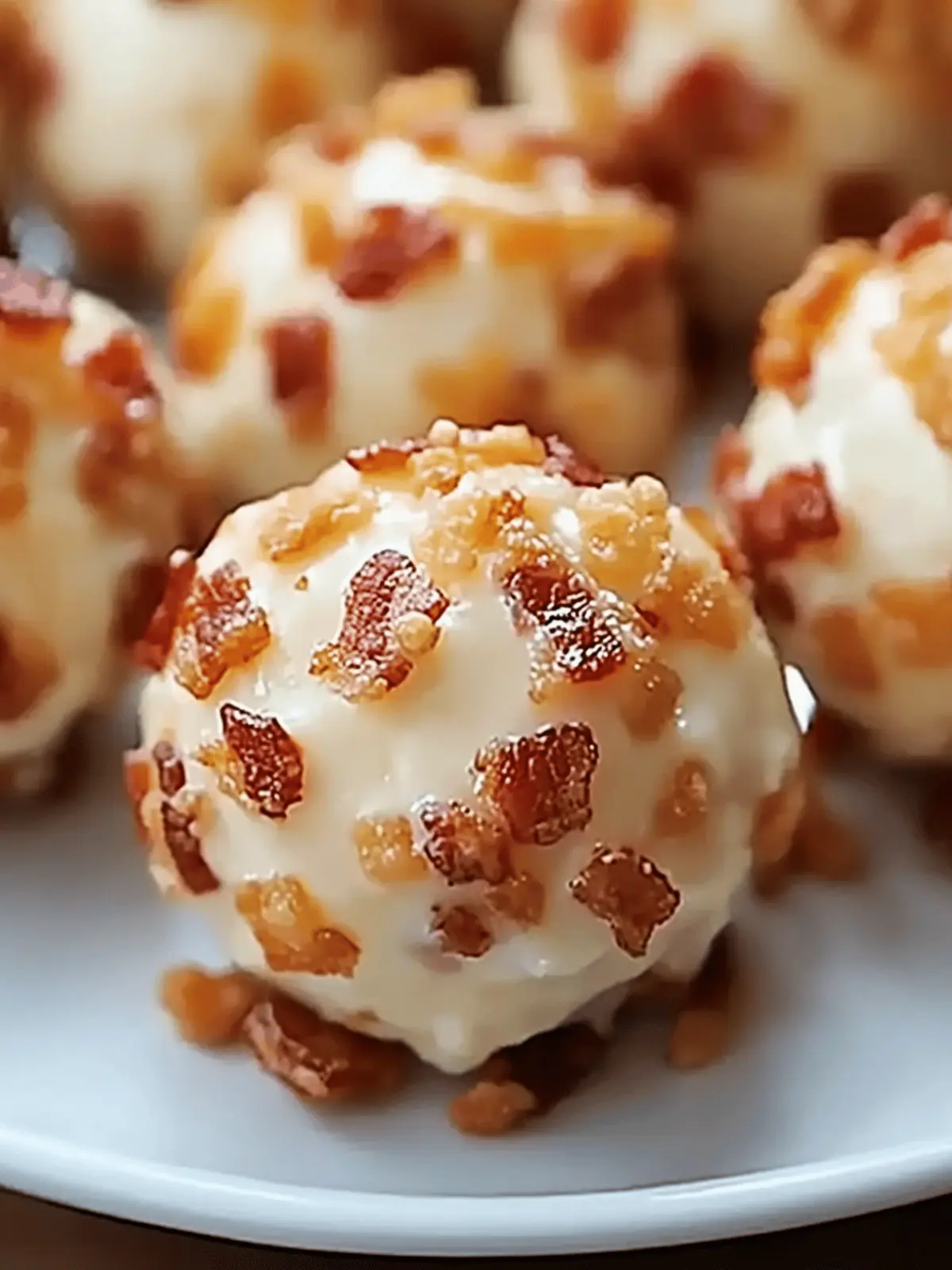 Mini Bacon Ranch Cheeseballs: Your New Party Favorite 2 Mini Bacon Ranch Cheeseballs