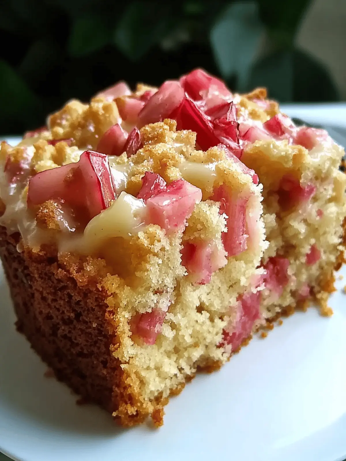 Sour Cream Rhubarb Coffee Cake That's Effortlessly Delicious 3 Sour Cream Rhubarb Coffee Cake