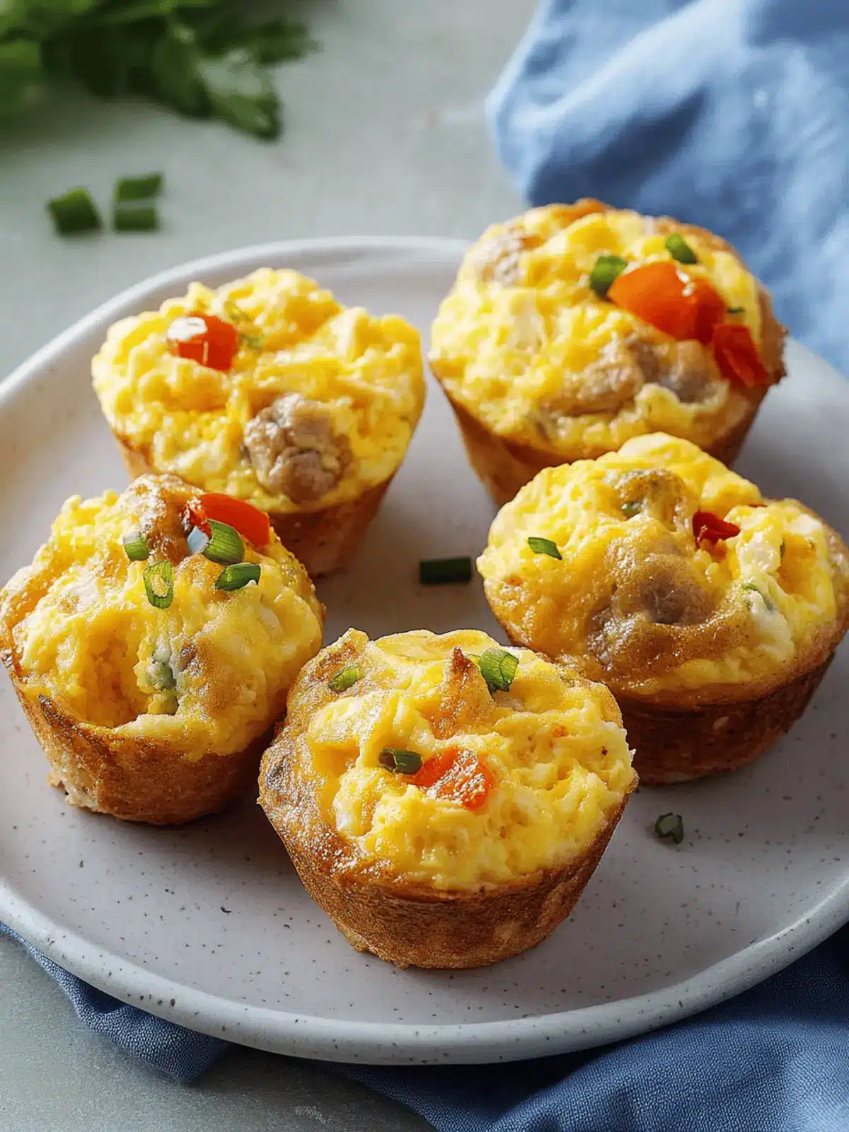 Savory Scrambled Egg Muffins for Easy Meal Prep Delight 5 Scrambled Egg Muffins