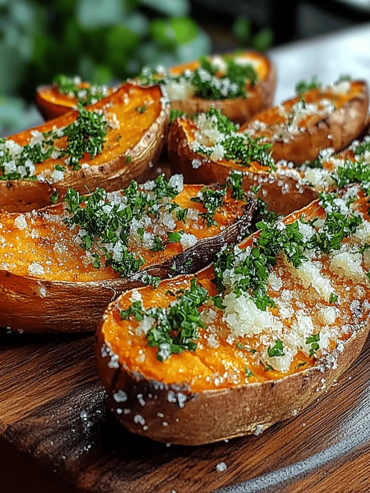 Crispy Garlic Parmesan Sweet Potato Wedges You’ll Crave Daily 4 Garlic Parmesan Sweet Potato Wedges