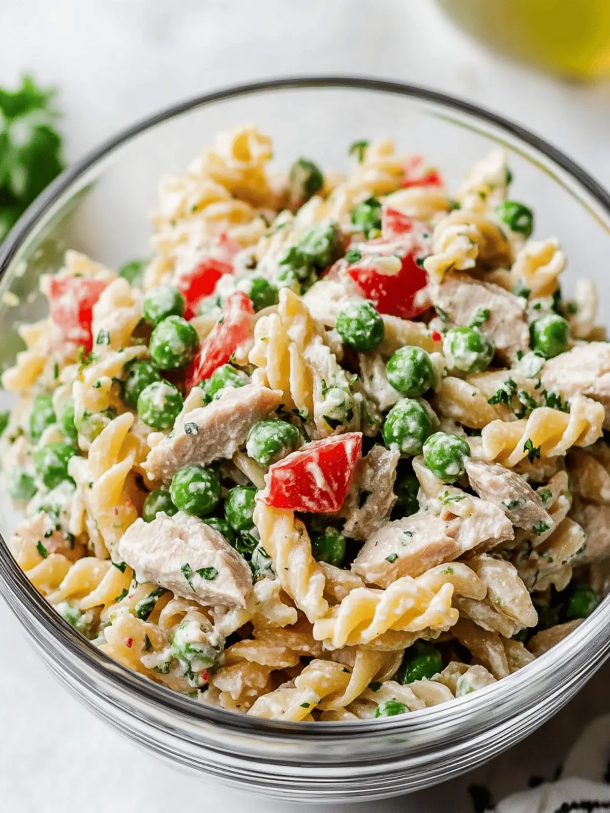 Delicious Healthy Tuna Pasta Salad with Peas in 20 Minutes 4 Healthy Tuna Pasta Salad with Peas