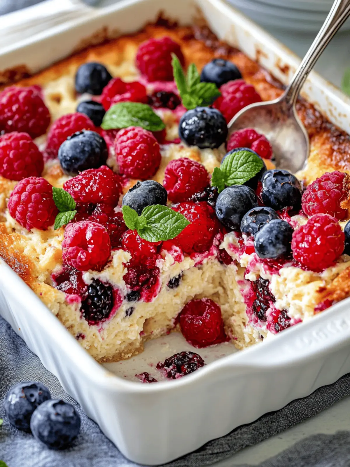 High Protein Triple Berry Bake for Busy Mornings Made Easy 5 High Protein Triple Berry Bake