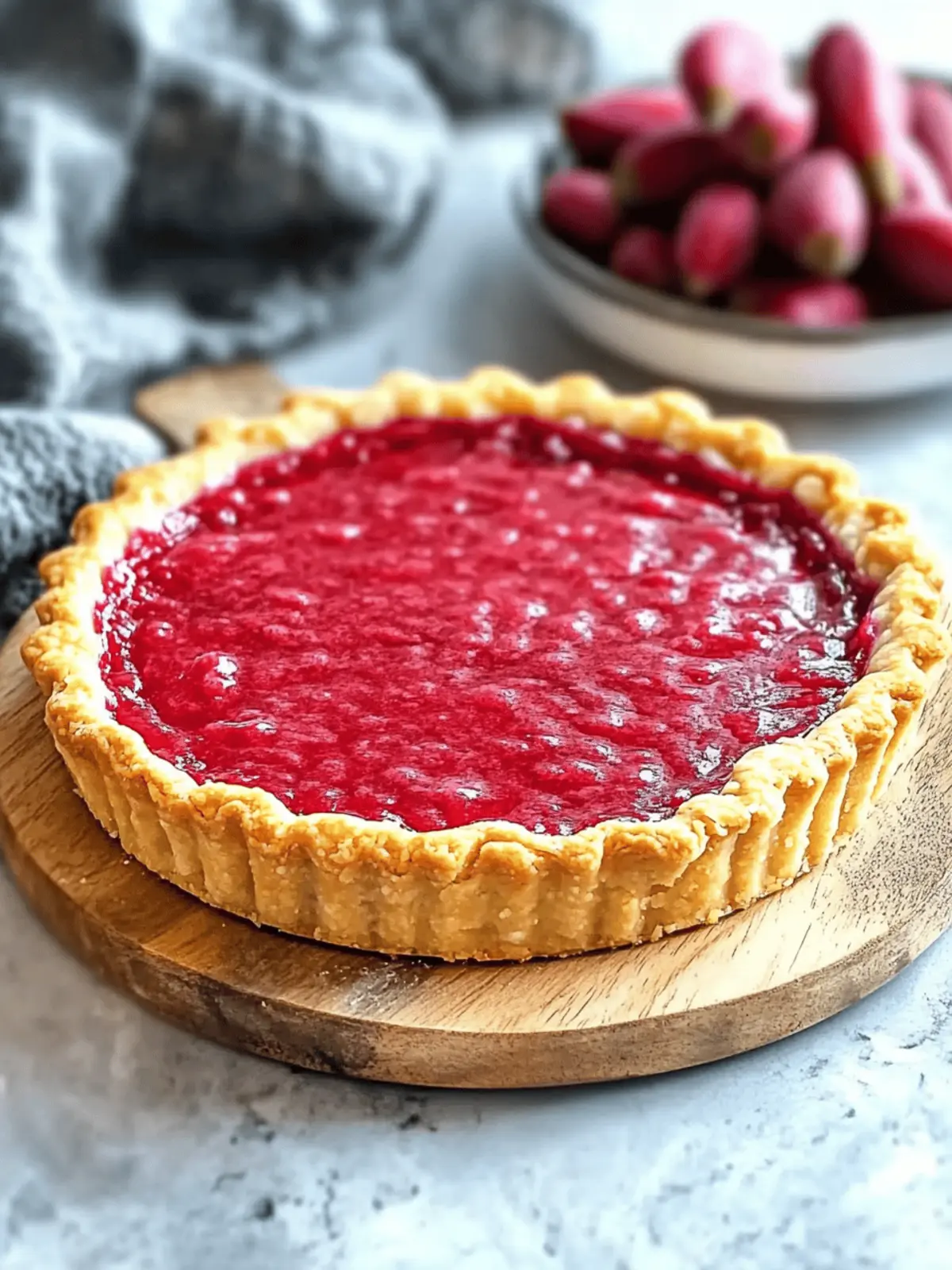Irresistible Sweet Rhubarb Custard Tart for Spring Celebrations 4 Sweet Rhubarb Custard Tart
