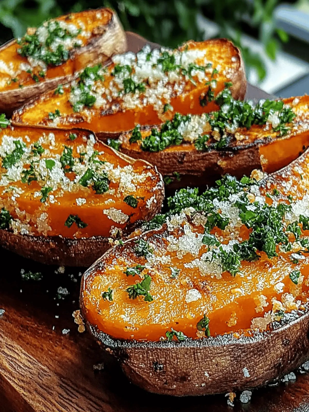 Crispy Garlic Parmesan Sweet Potato Wedges You’ll Crave Daily 3 Garlic Parmesan Sweet Potato Wedges